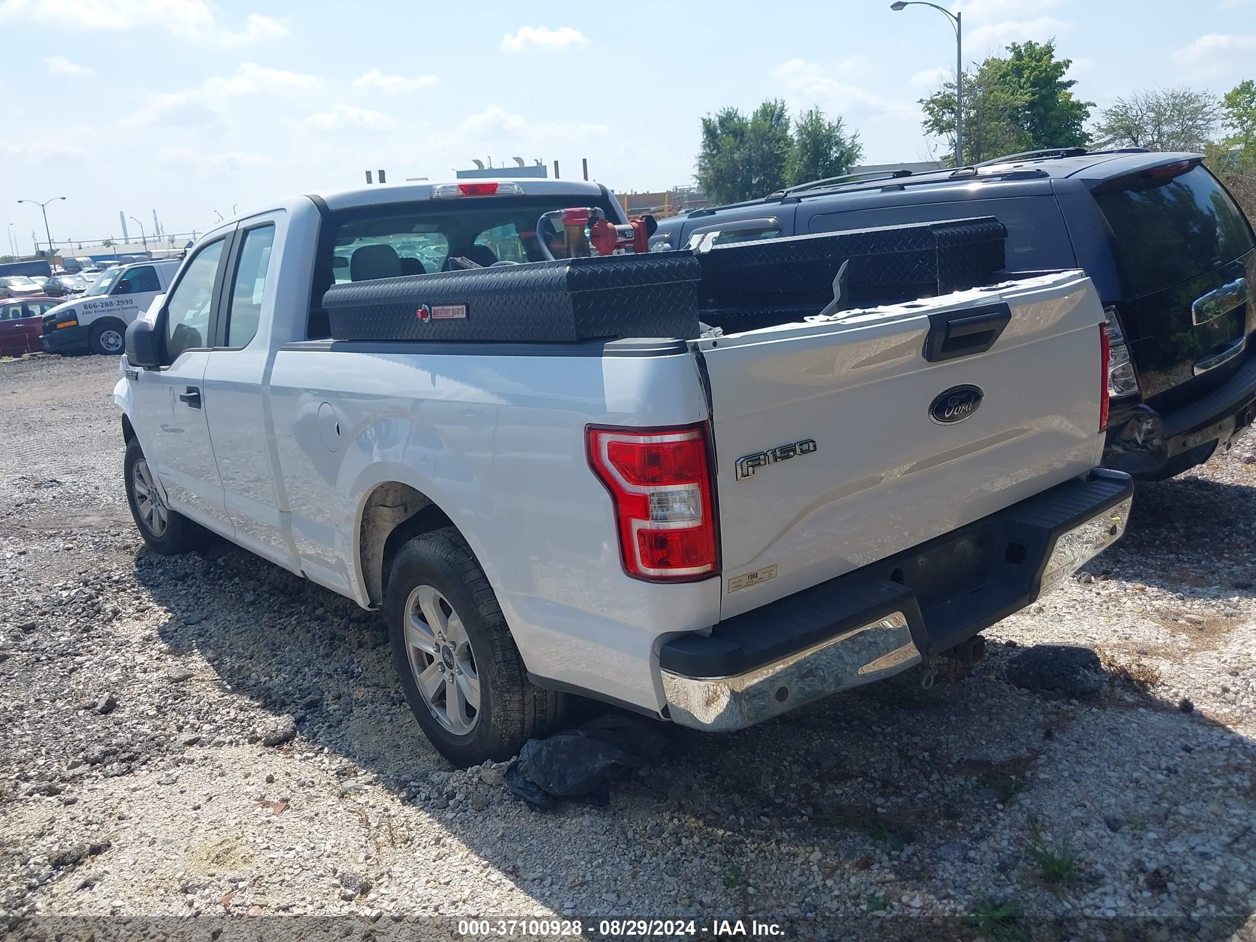 2019 Ford F-150 Xl White vin: 1FTEX1C58KKC42167