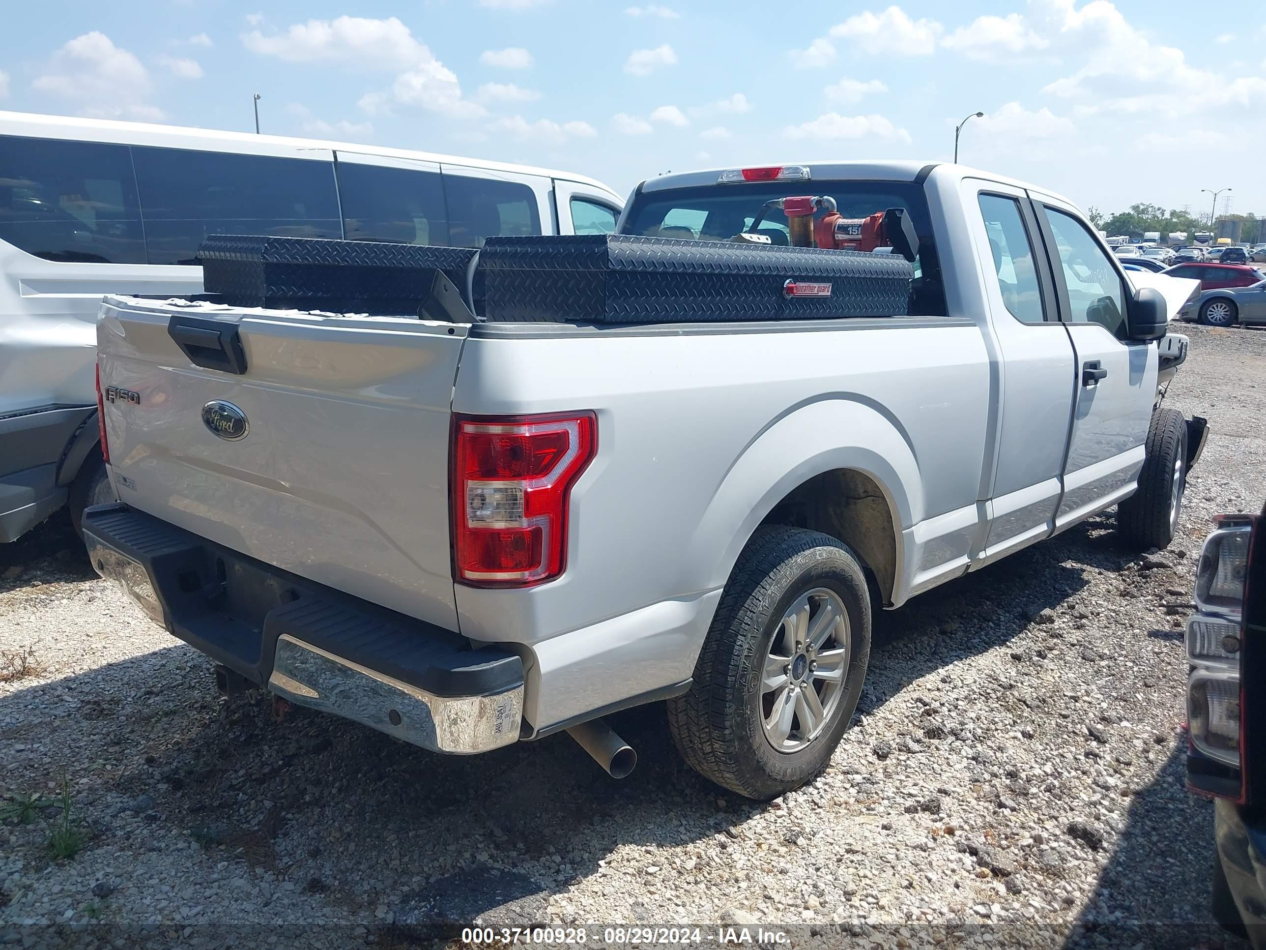 2019 Ford F-150 Xl White vin: 1FTEX1C58KKC42167