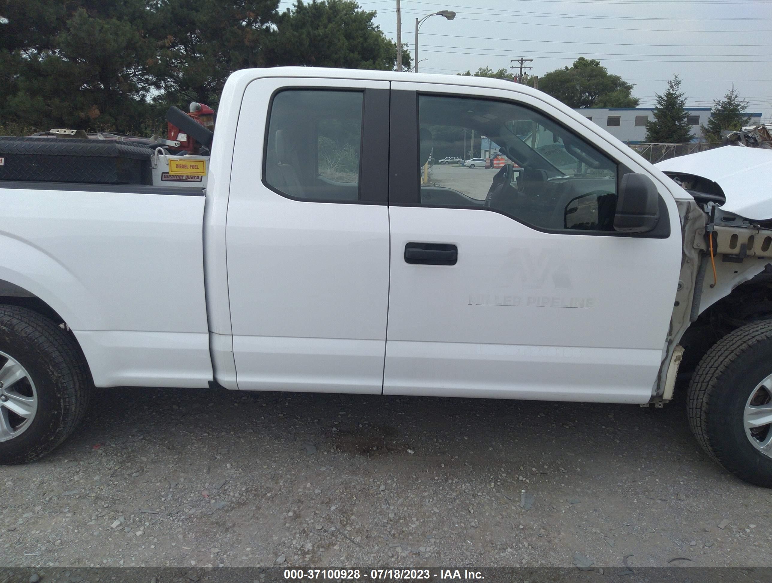 2019 Ford F-150 Xl White vin: 1FTEX1C58KKC42167
