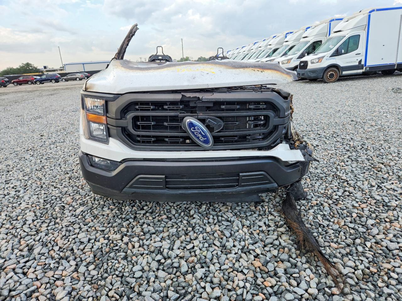 2023 Ford F150 White vin: 1FTEX1C59PKE29621