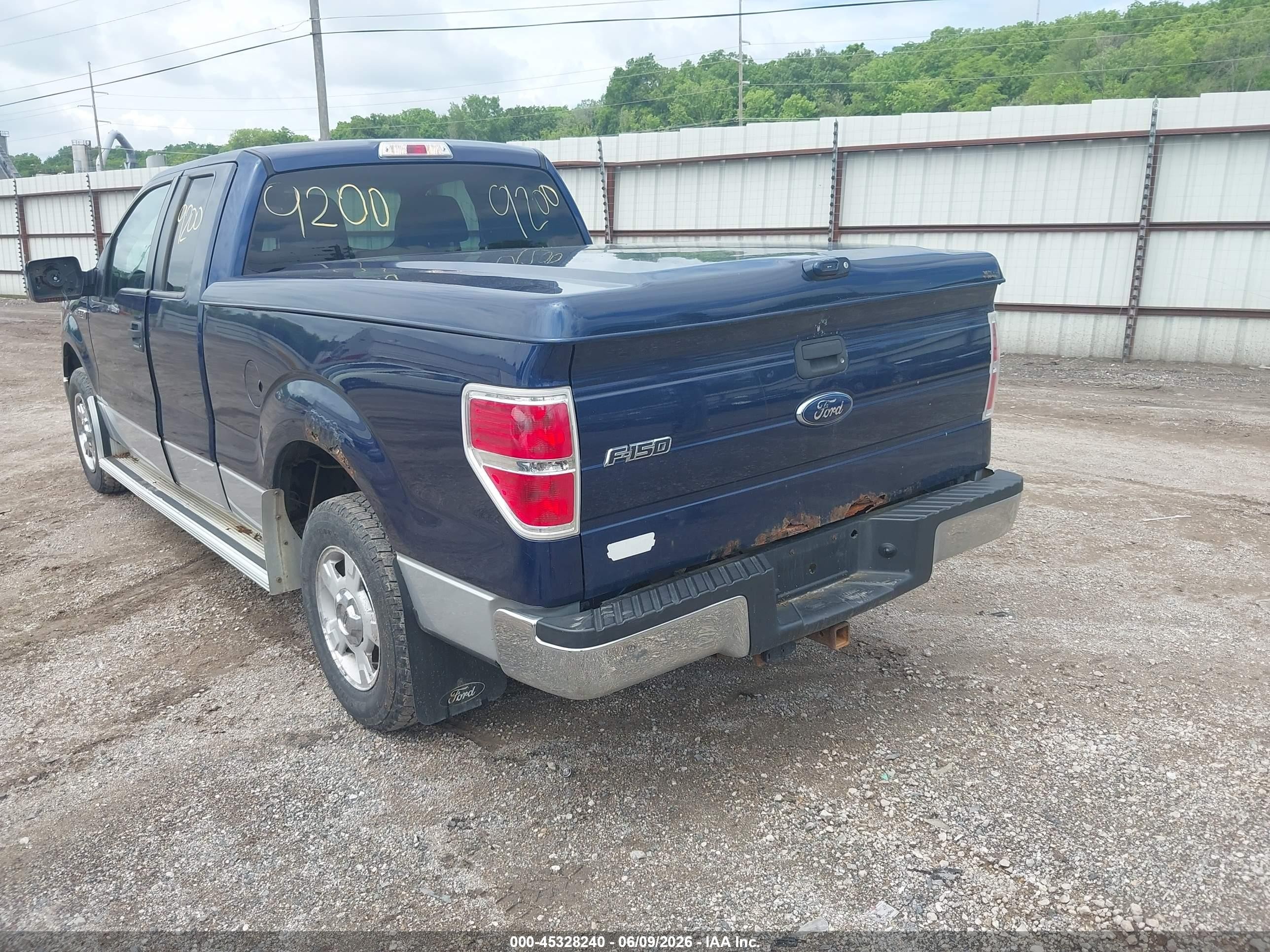 2010 Ford F-150 Xlt Blue vin: 1FTEX1C80AFA23057