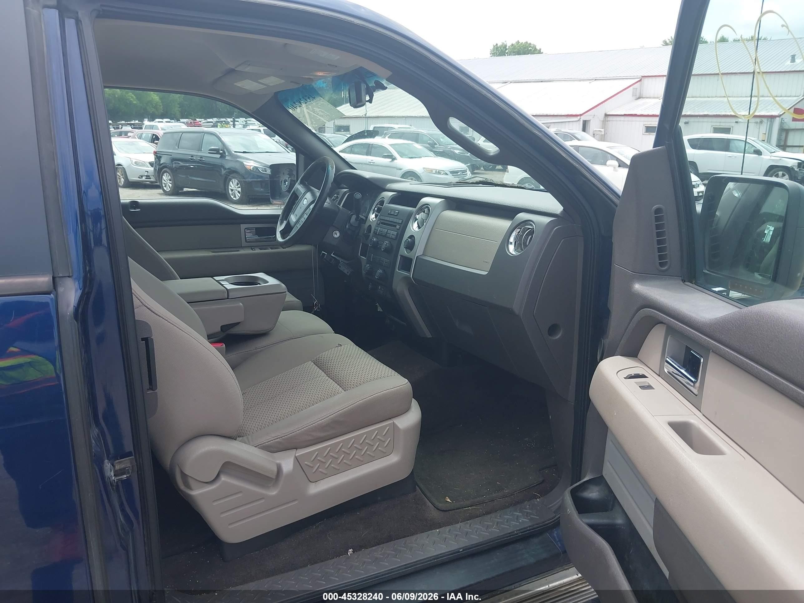 2010 Ford F-150 Xlt Blue vin: 1FTEX1C80AFA23057