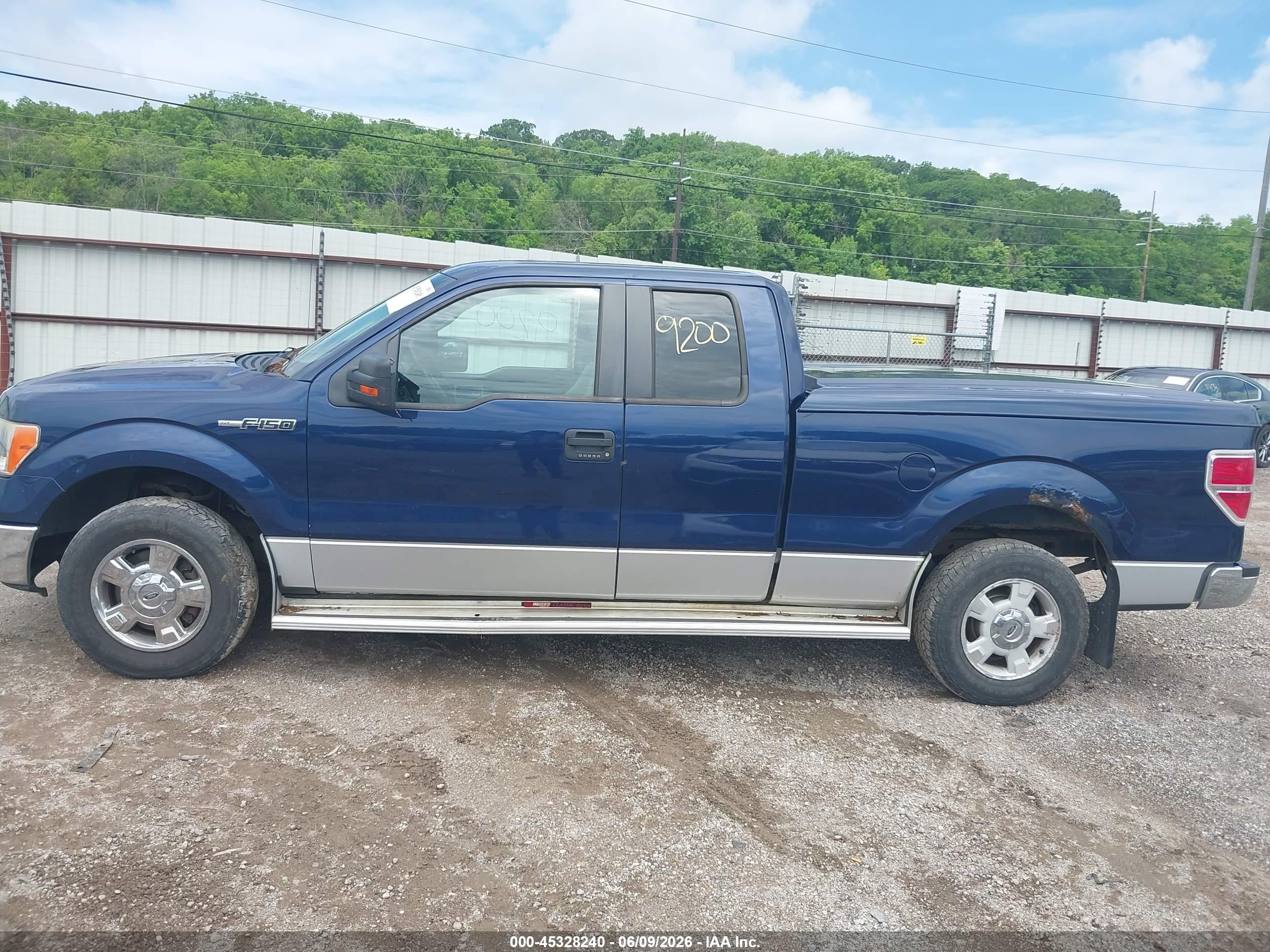 2010 Ford F-150 Xlt Blue vin: 1FTEX1C80AFA23057