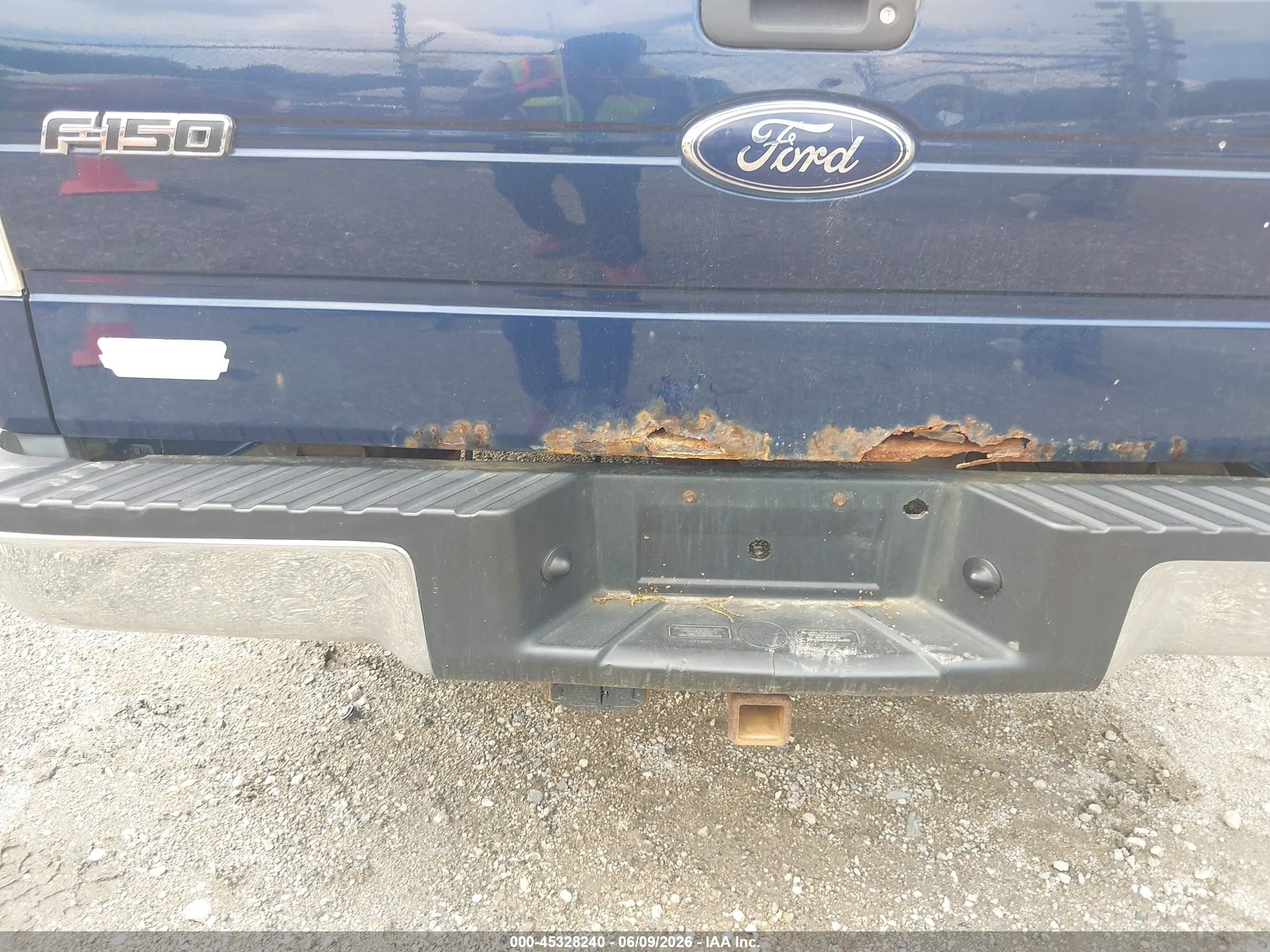 2010 Ford F-150 Xlt Blue vin: 1FTEX1C80AFA23057