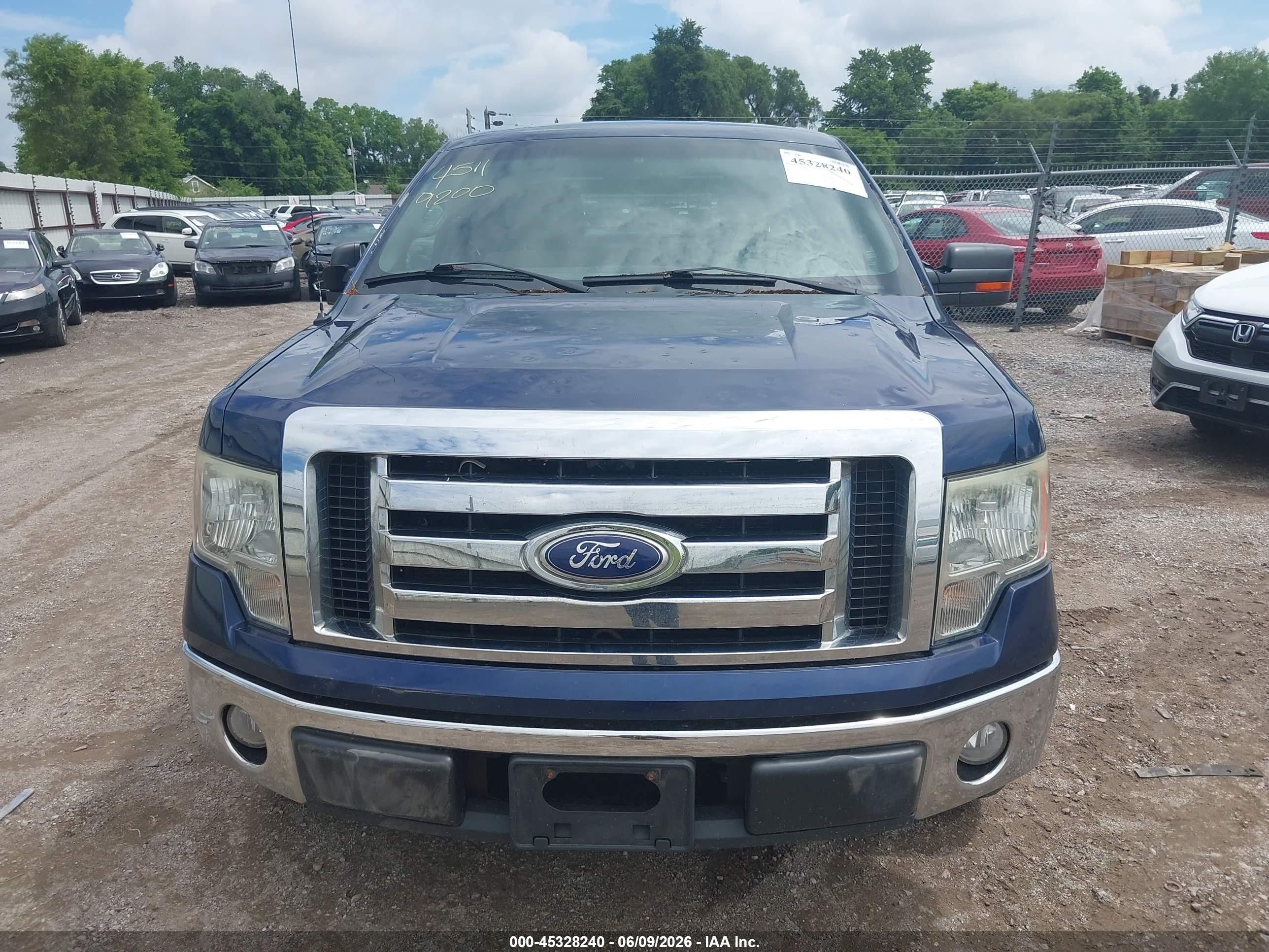 2010 Ford F-150 Xlt Blue vin: 1FTEX1C80AFA23057