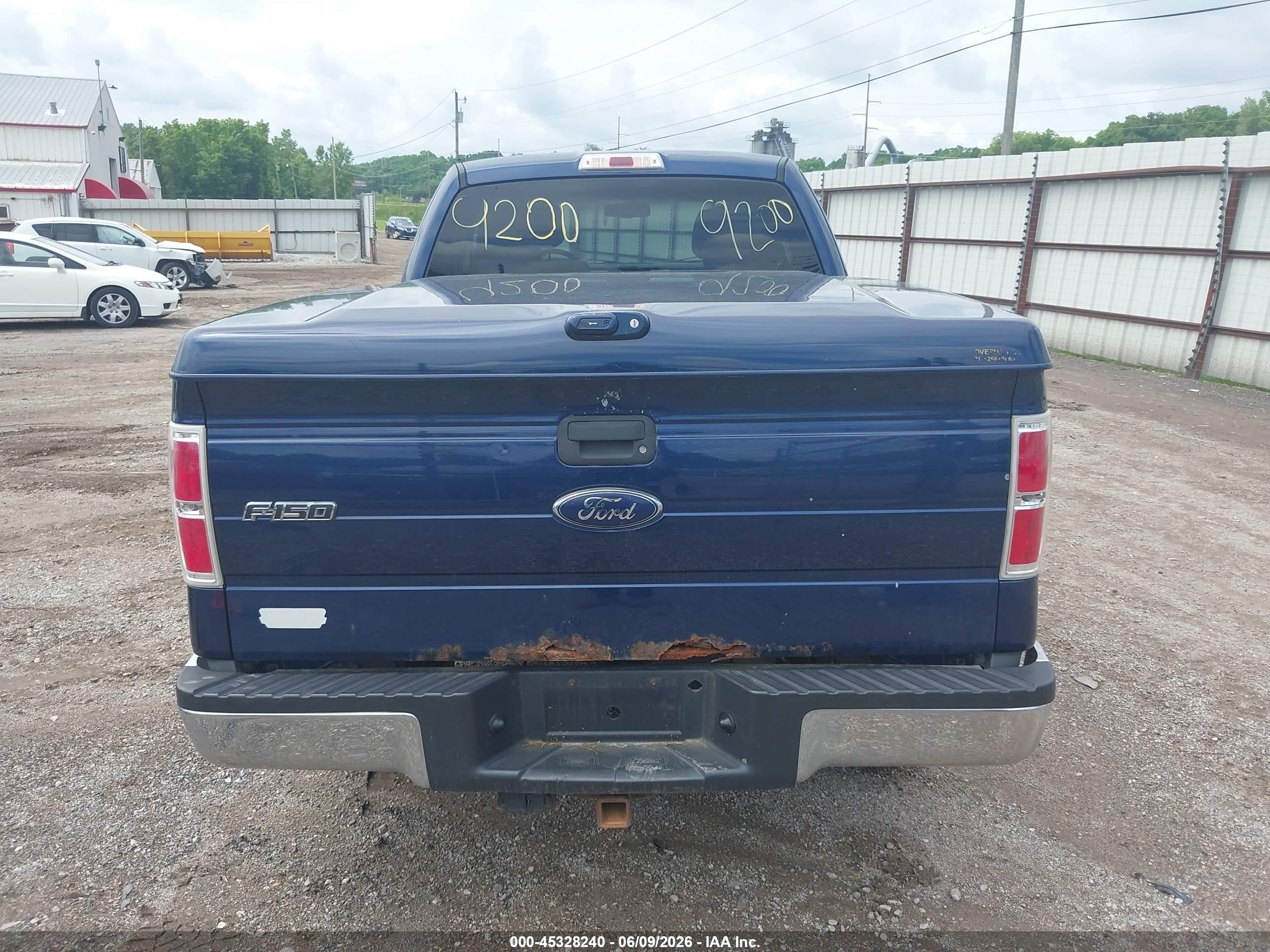 2010 Ford F-150 Xlt Blue vin: 1FTEX1C80AFA23057