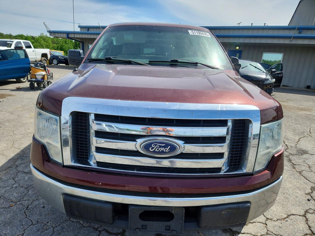 2010 Ford F150 Super Cab Maroon vin: 1FTEX1C80AFB98053