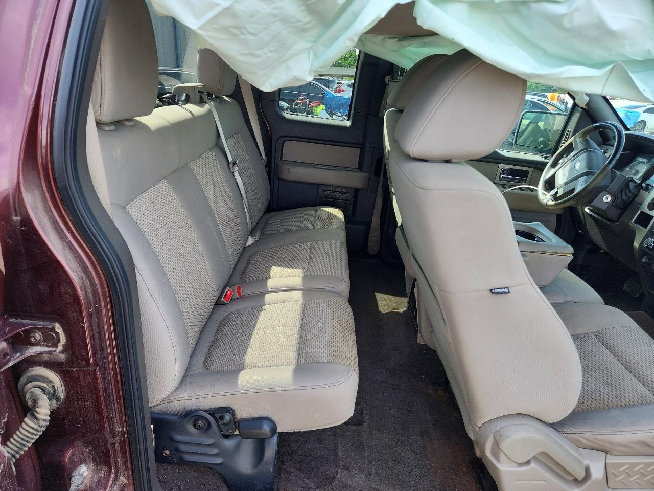 2010 Ford F150 Super Cab Maroon vin: 1FTEX1C80AFB98053