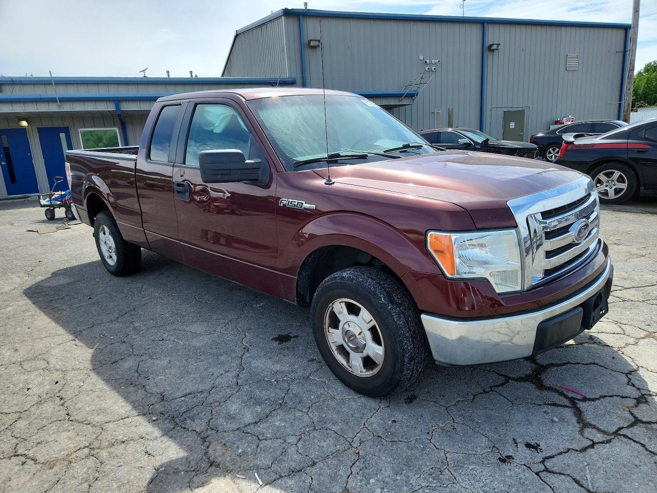 2010 Ford F150 Super Cab Maroon vin: 1FTEX1C80AFB98053