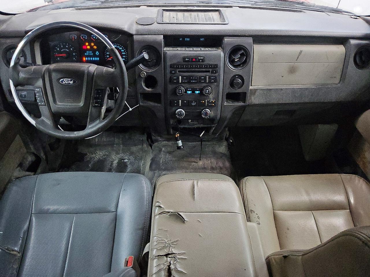 2010 Ford F150 Super Cab Red vin: 1FTEX1C80AKE32988