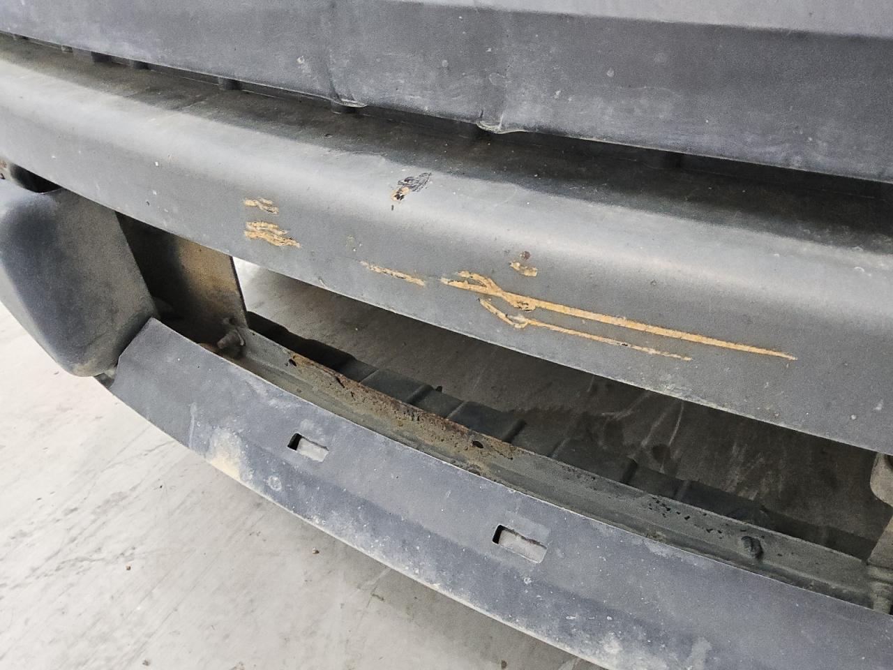 2010 Ford F150 Super Cab Red vin: 1FTEX1C80AKE32988 Damage: Front Metal Bumper Painted, Gouged, 8 To 9 Inches