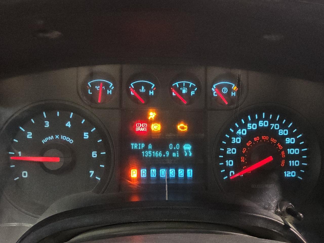 2010 Ford F150 Super Cab Red vin: 1FTEX1C80AKE32988 Damage: Warning Light - Engine, On, Unacceptable