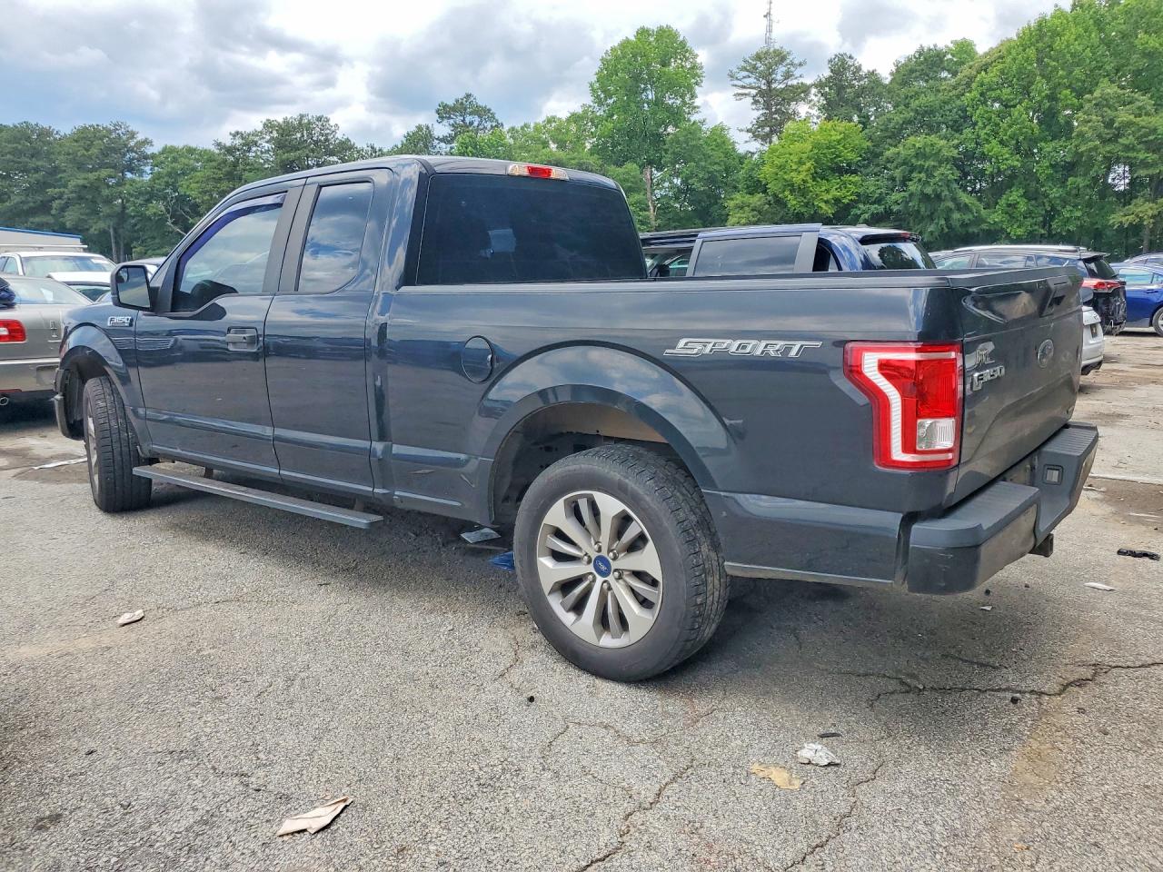 2015 Ford F150 Super Cab Black vin: 1FTEX1C80FFC52135