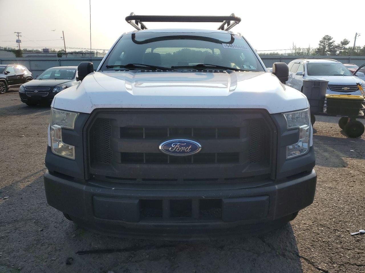 2015 Ford F150 Super Cab White vin: 1FTEX1C80FKD93990