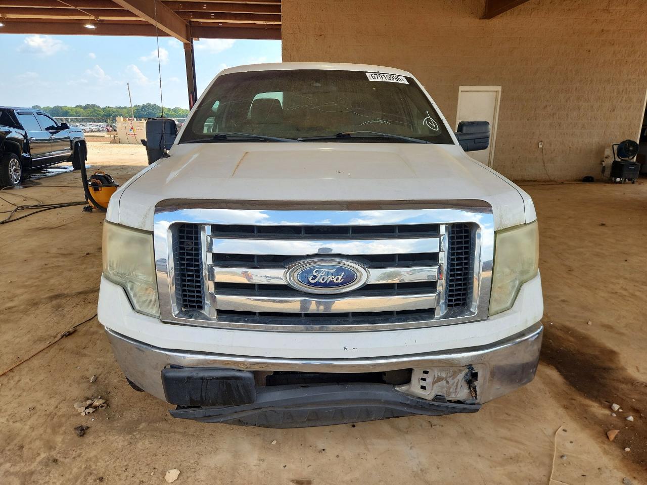 2010 Ford F150 Super Cab White vin: 1FTEX1C81AFA79444