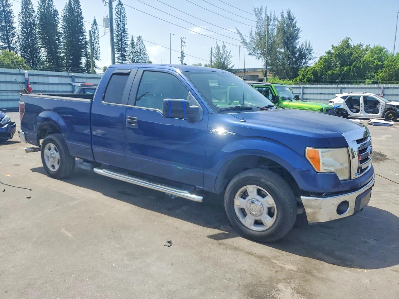 2010 Ford F150 Super Cab Blue vin: 1FTEX1C81AFC45400