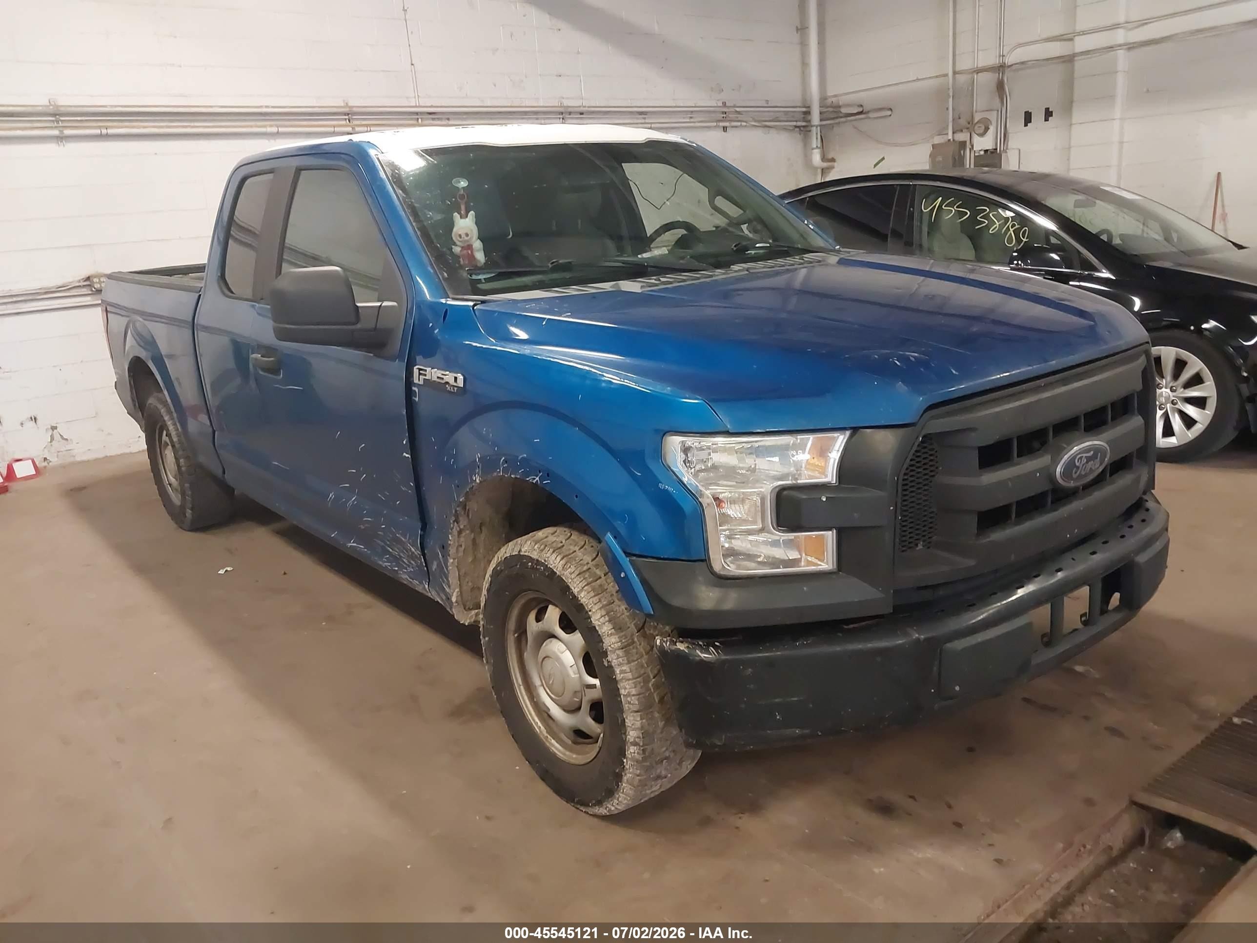 2015 Ford F-150 Xl/xlt Blue vin: 1FTEX1C81FKD91696