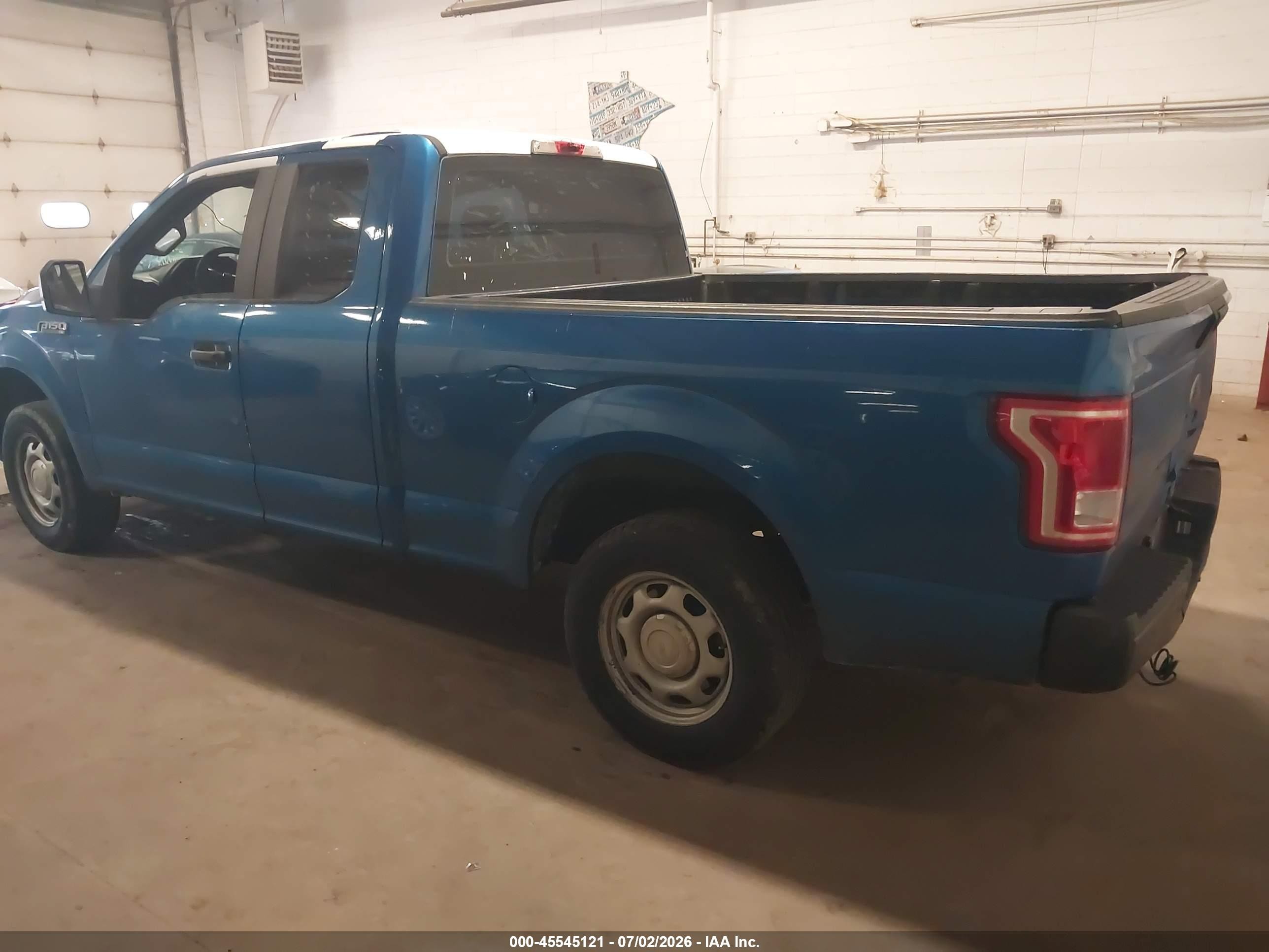 2015 Ford F-150 Xl/xlt Blue vin: 1FTEX1C81FKD91696