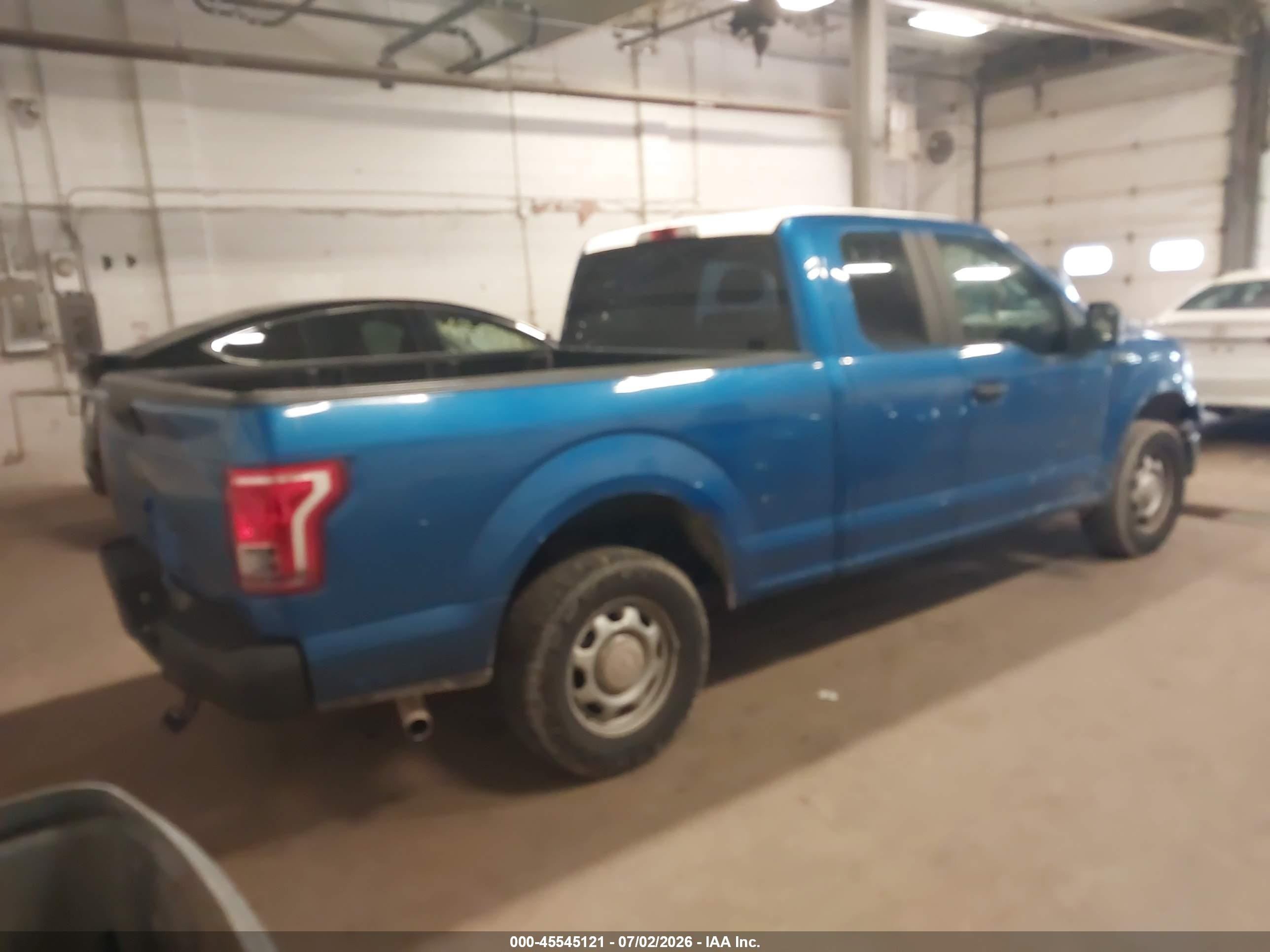 2015 Ford F-150 Xl/xlt Blue vin: 1FTEX1C81FKD91696