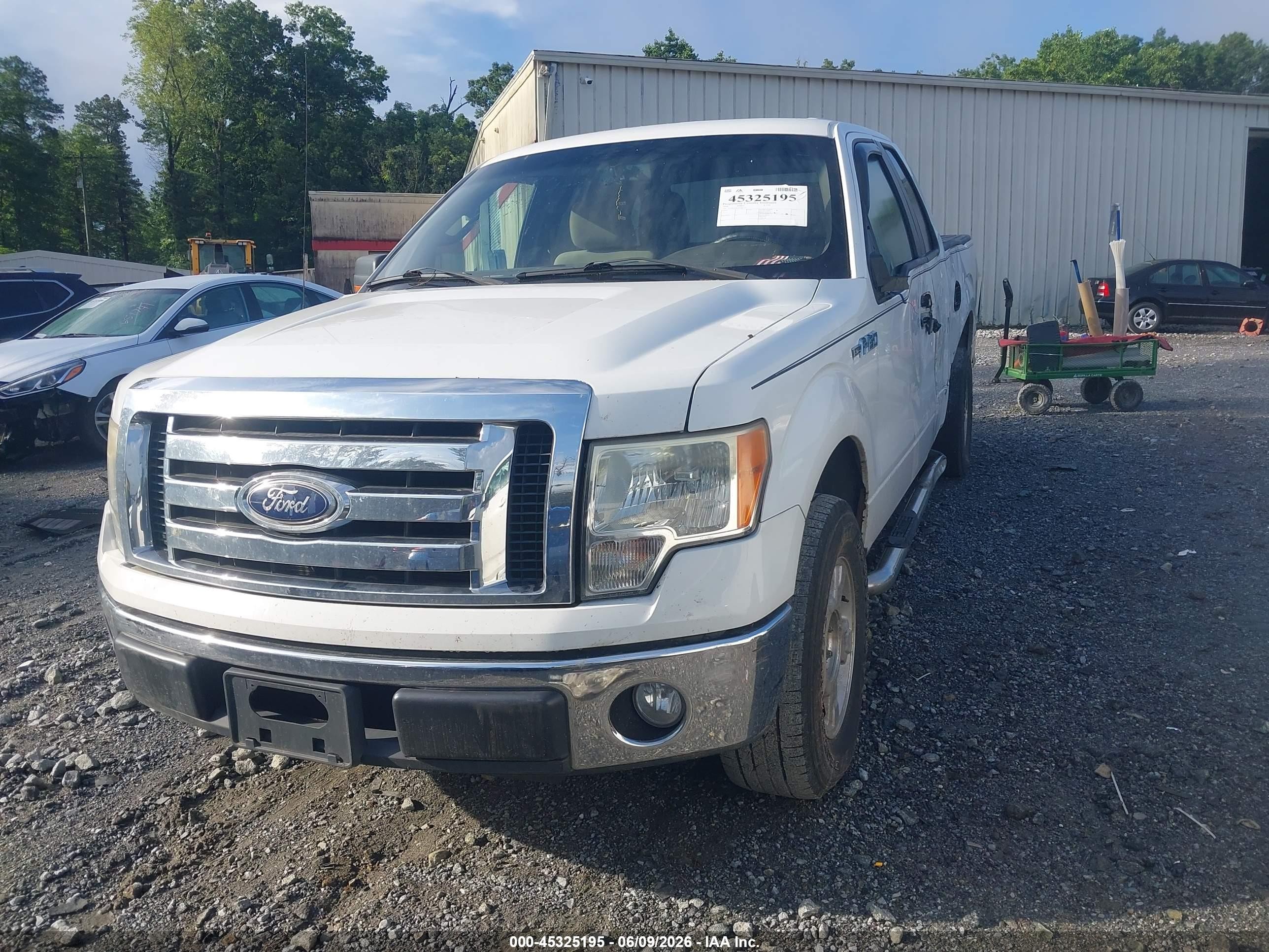 2010 Ford F-150 Fx2 Sport/stx/xl/xlt White vin: 1FTEX1C82AFA45142