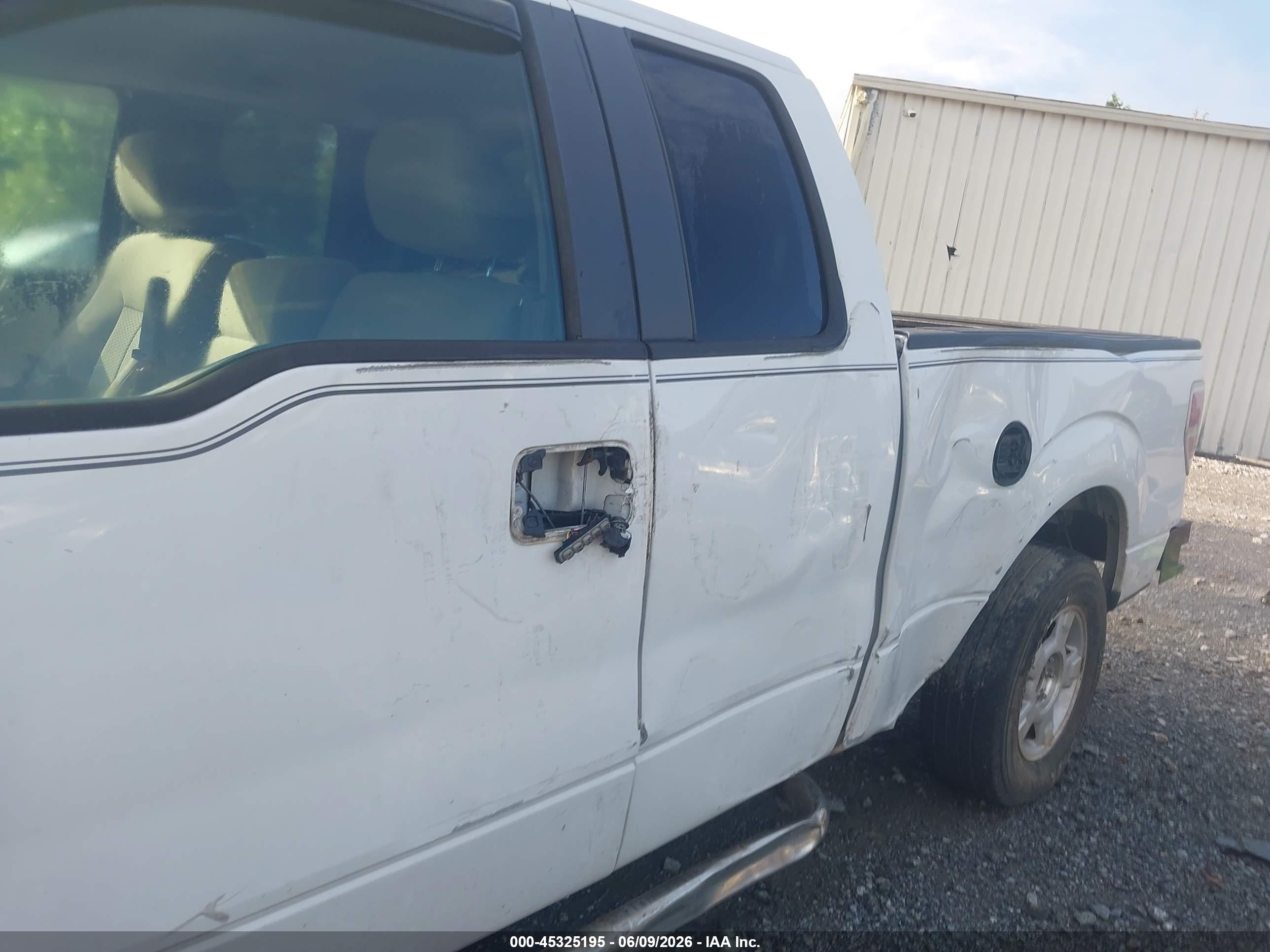 2010 Ford F-150 Fx2 Sport/stx/xl/xlt White vin: 1FTEX1C82AFA45142
