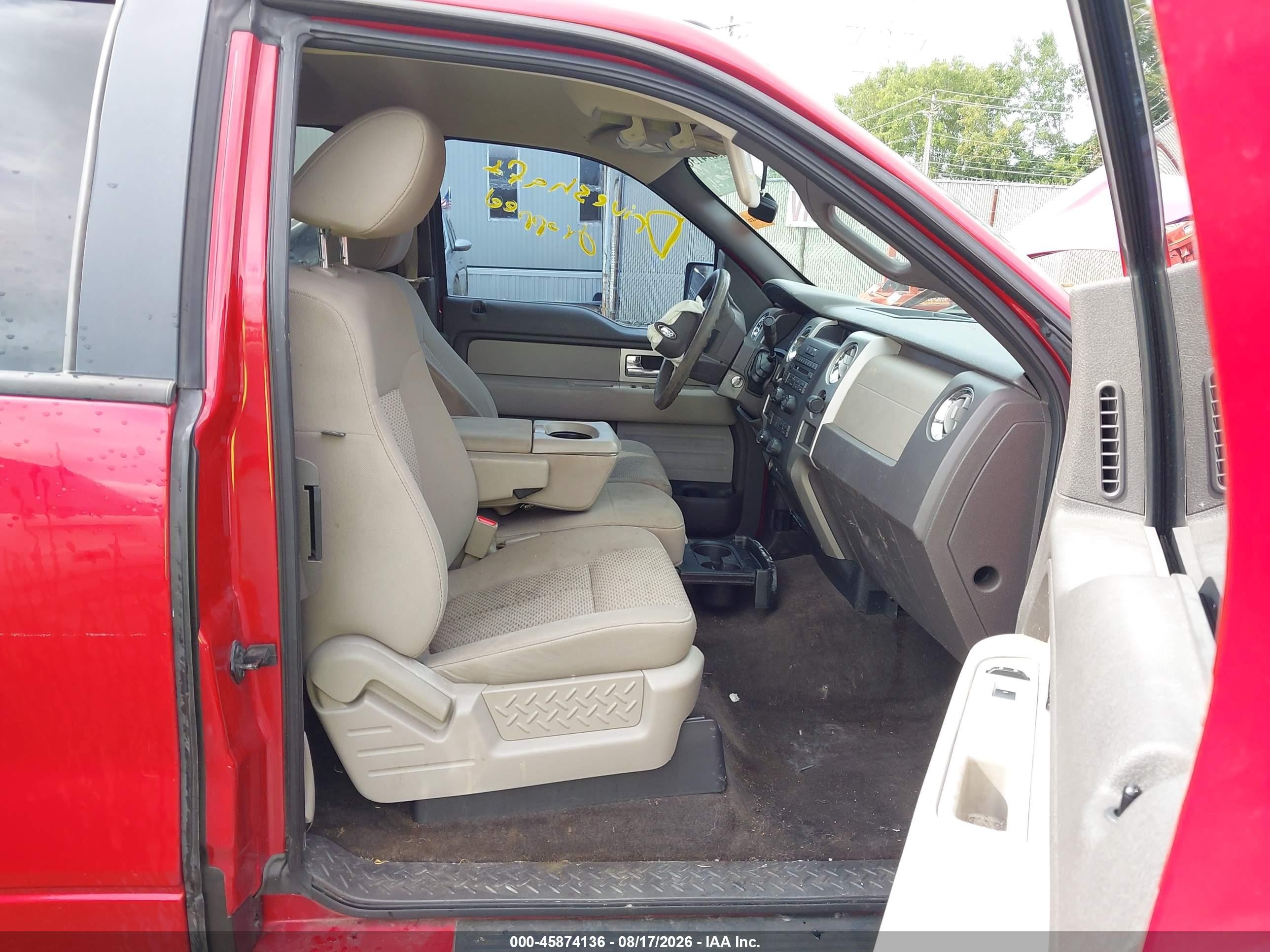2010 Ford F-150 Fx2 Sport/stx/xl/xlt Red vin: 1FTEX1C82AFA51457