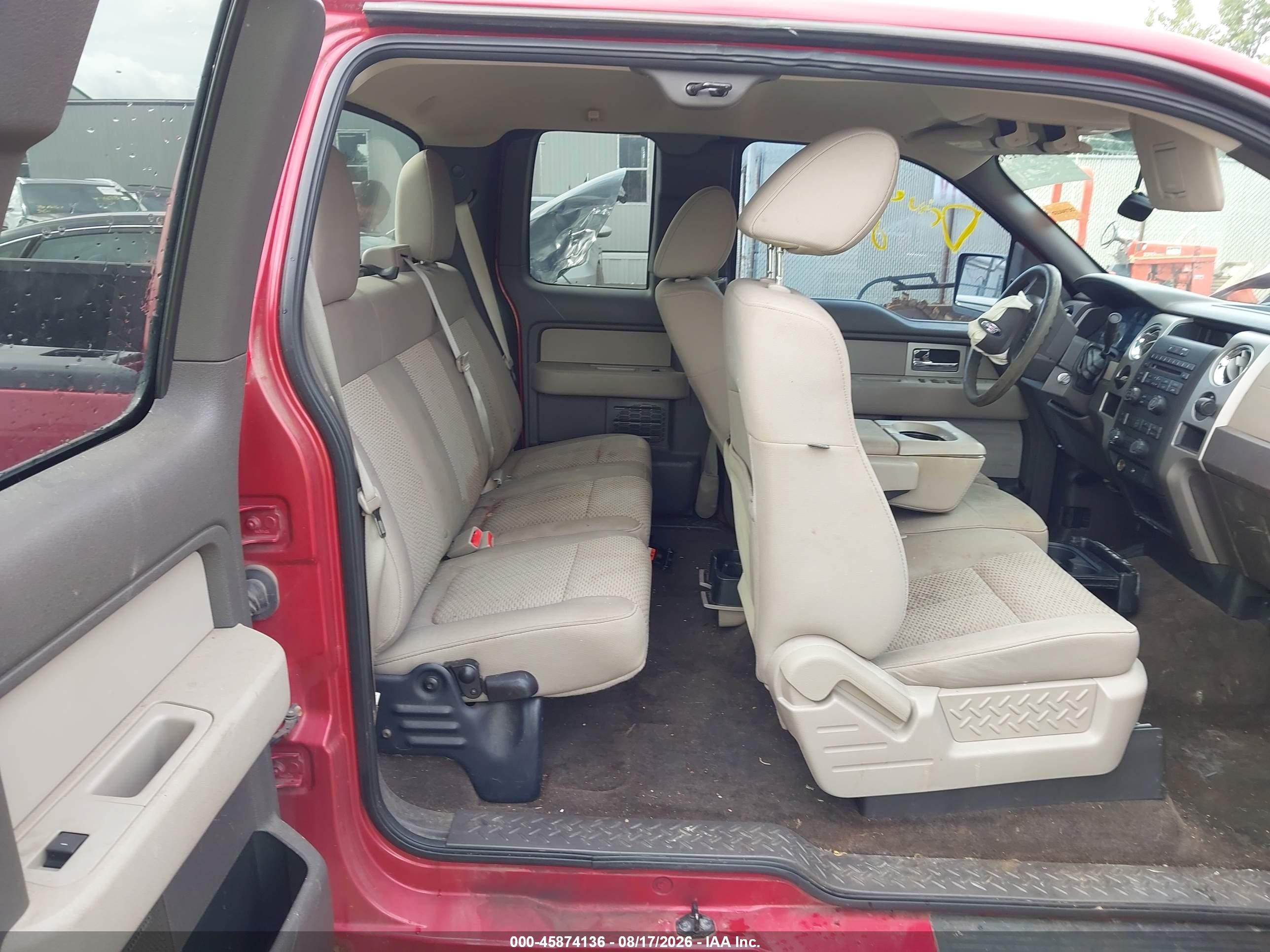 2010 Ford F-150 Fx2 Sport/stx/xl/xlt Red vin: 1FTEX1C82AFA51457