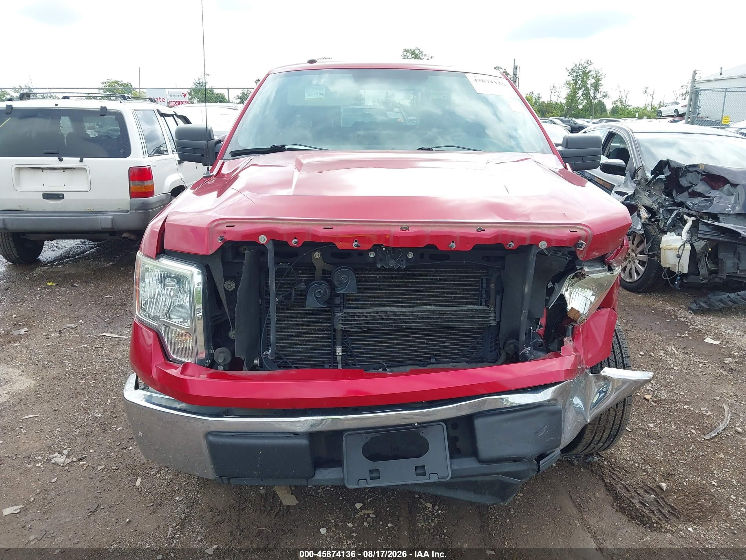 2010 Ford F-150 Fx2 Sport/stx/xl/xlt Red vin: 1FTEX1C82AFA51457