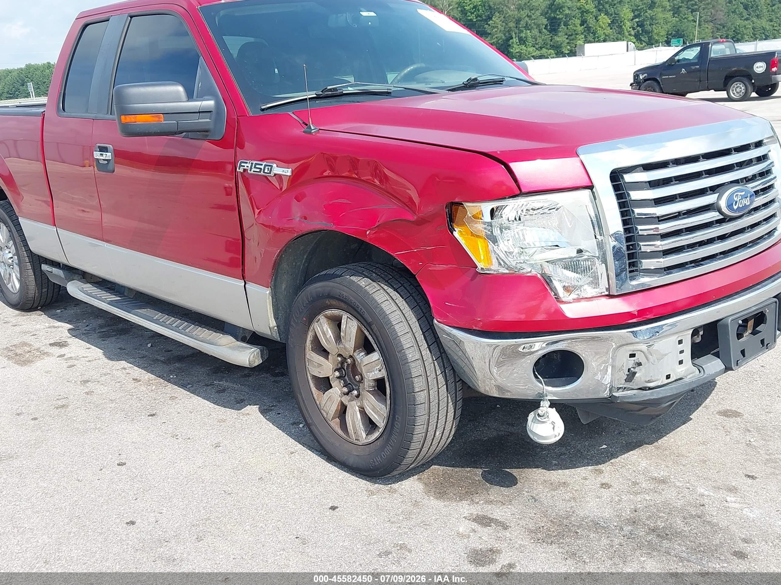 2010 Ford F-150 Fx2 Sport/stx/xl/xlt Red vin: 1FTEX1C82AFD02915