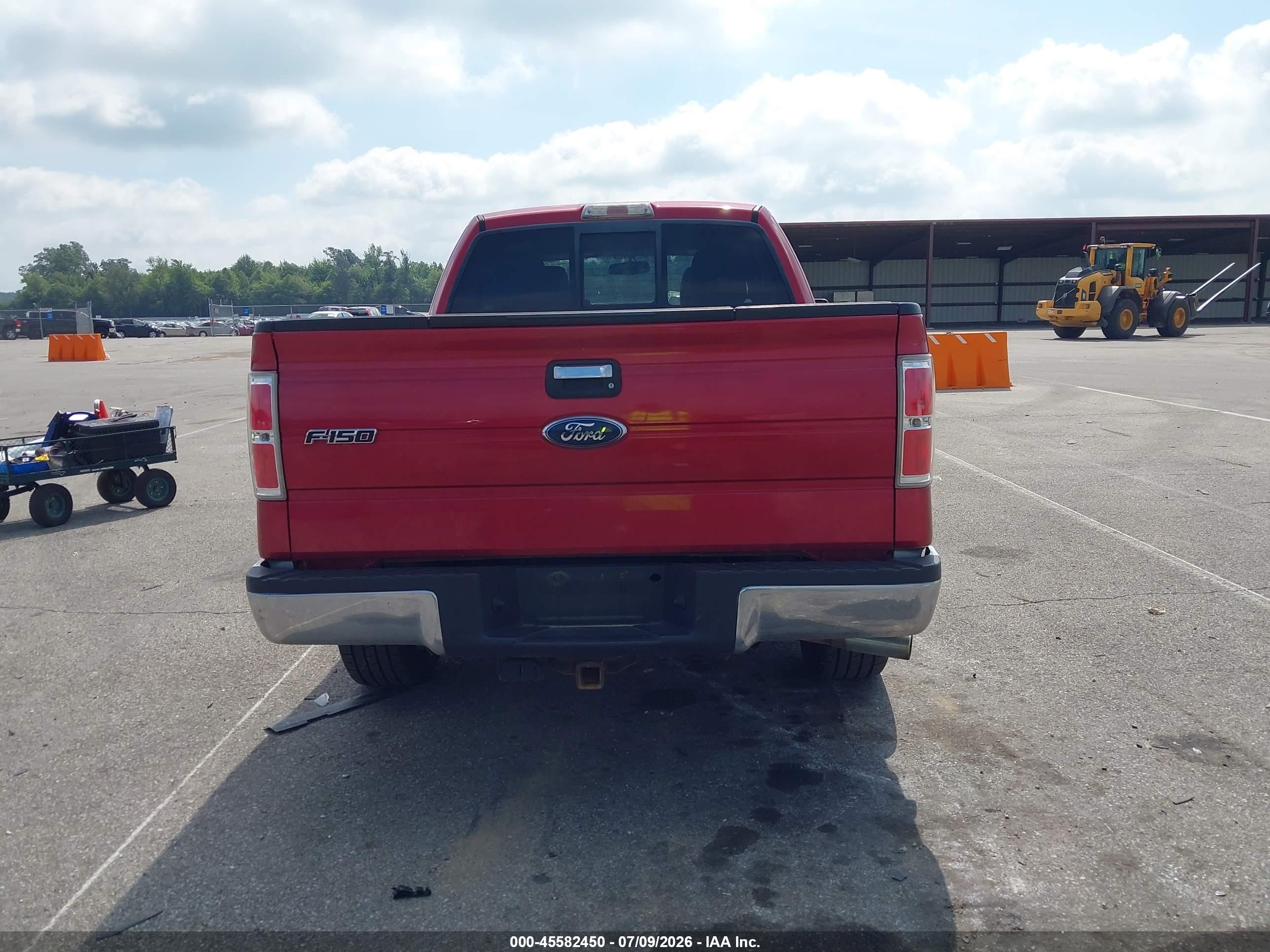 2010 Ford F-150 Fx2 Sport/stx/xl/xlt Red vin: 1FTEX1C82AFD02915
