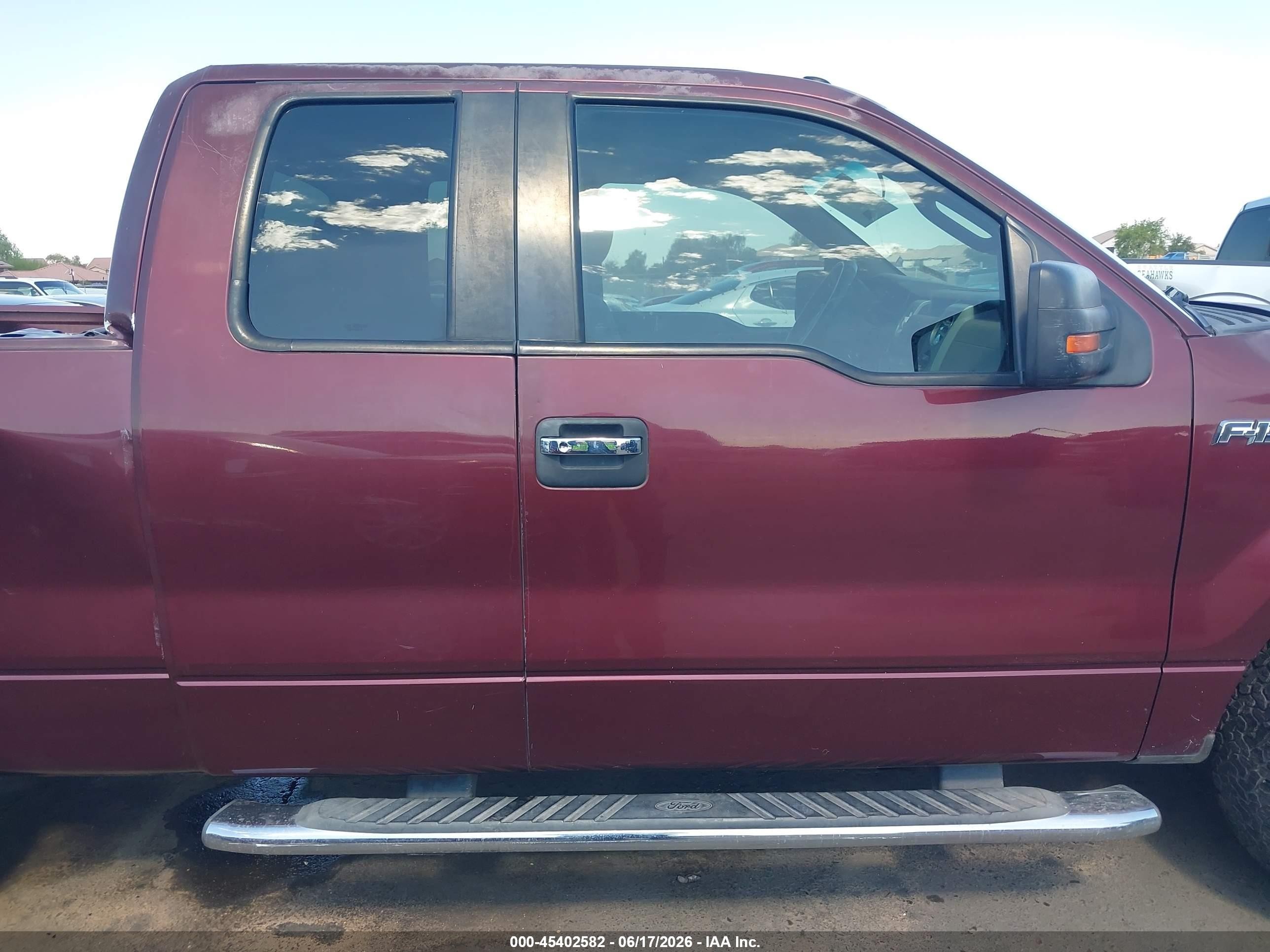 2010 Ford F-150 Xlt Maroon vin: 1FTEX1C82AKE55480