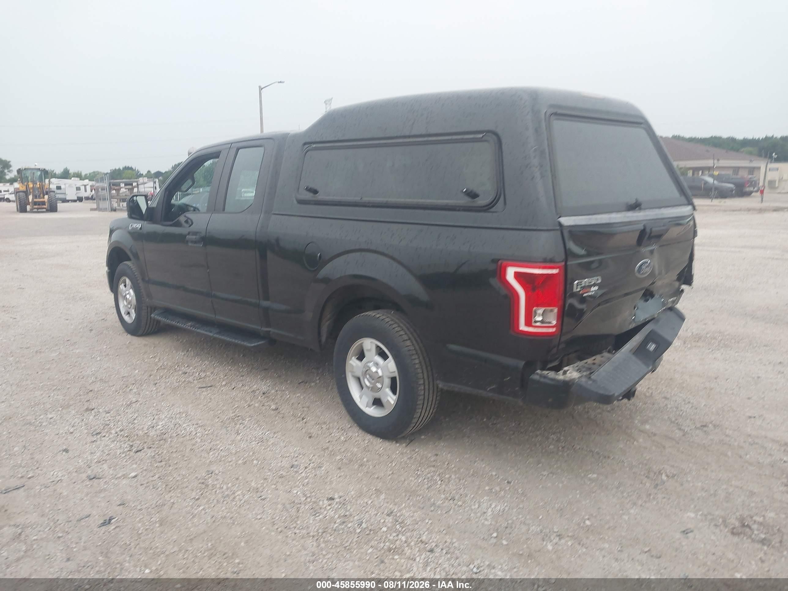 2015 Ford F-150 Xl Black vin: 1FTEX1C82FKD84112