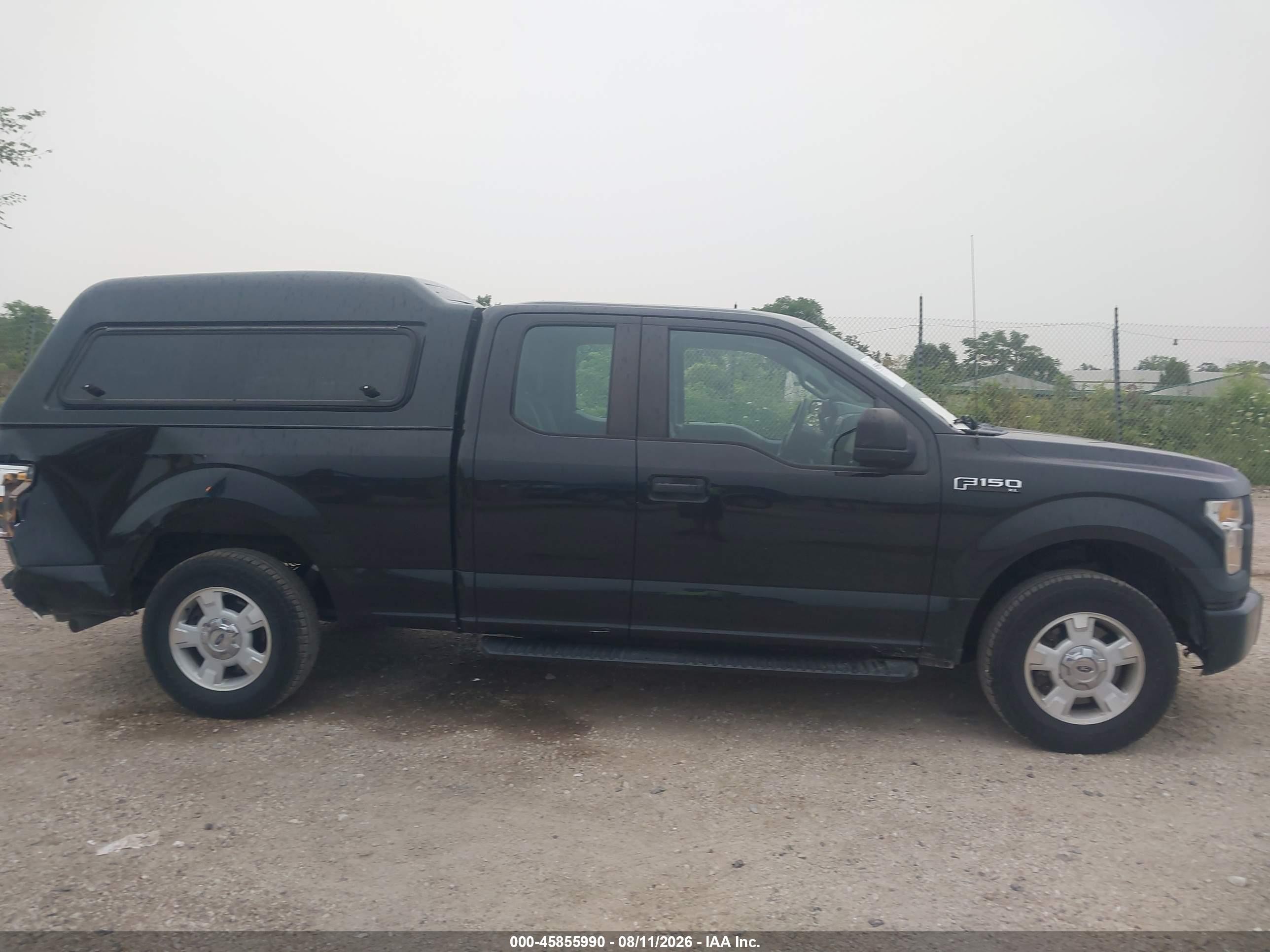 2015 Ford F-150 Xl Black vin: 1FTEX1C82FKD84112