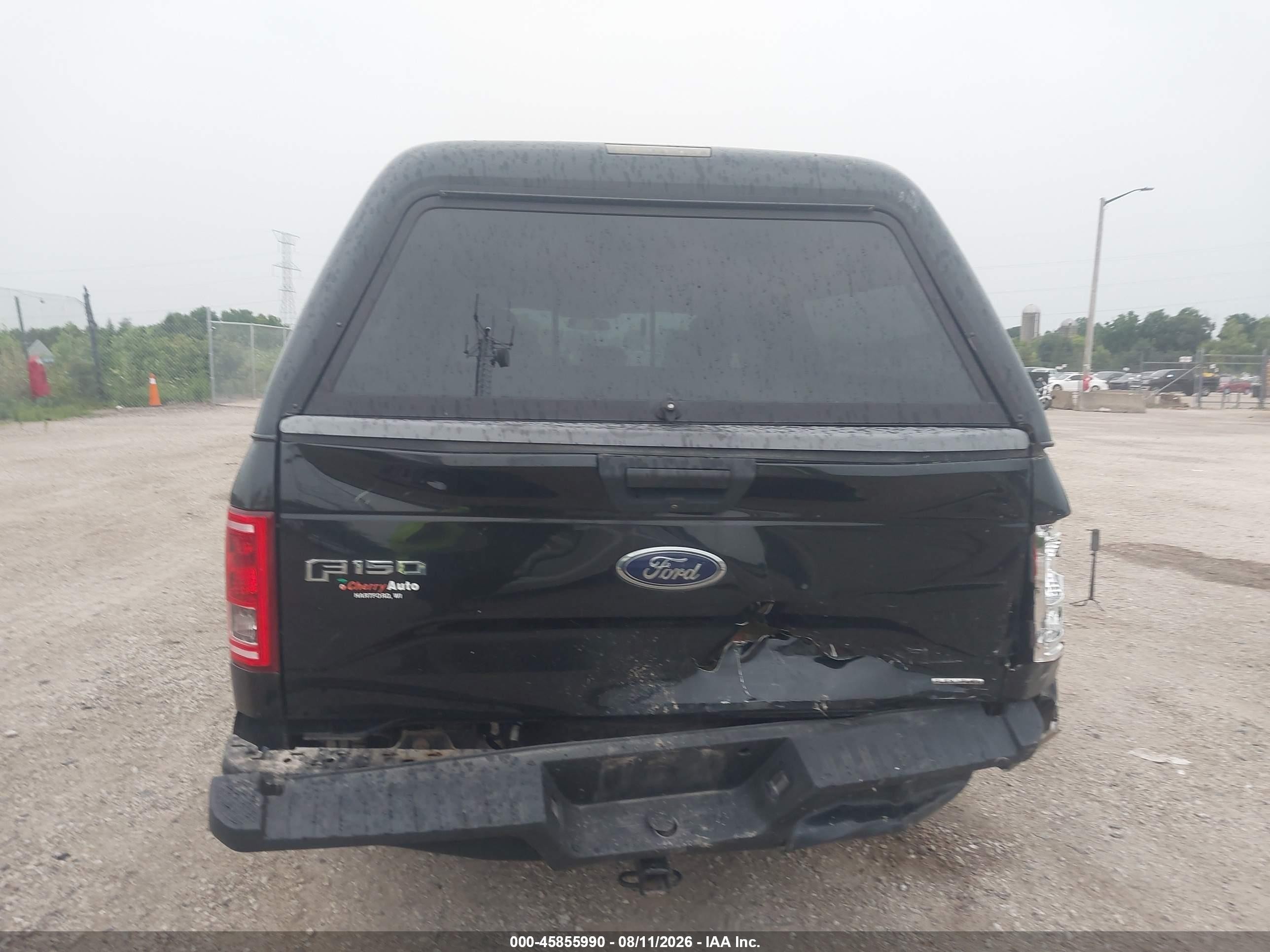 2015 Ford F-150 Xl Black vin: 1FTEX1C82FKD84112