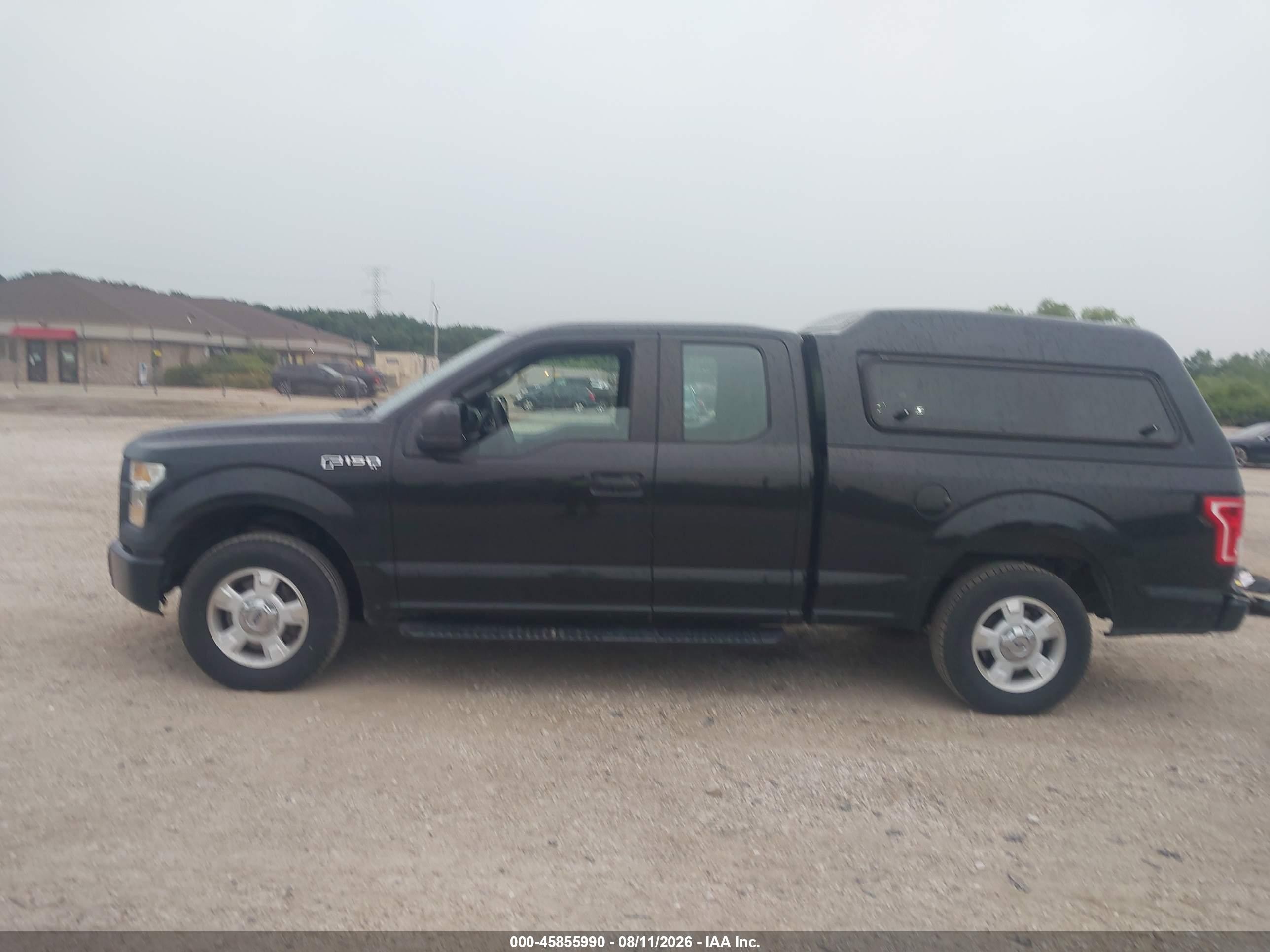 2015 Ford F-150 Xl Black vin: 1FTEX1C82FKD84112