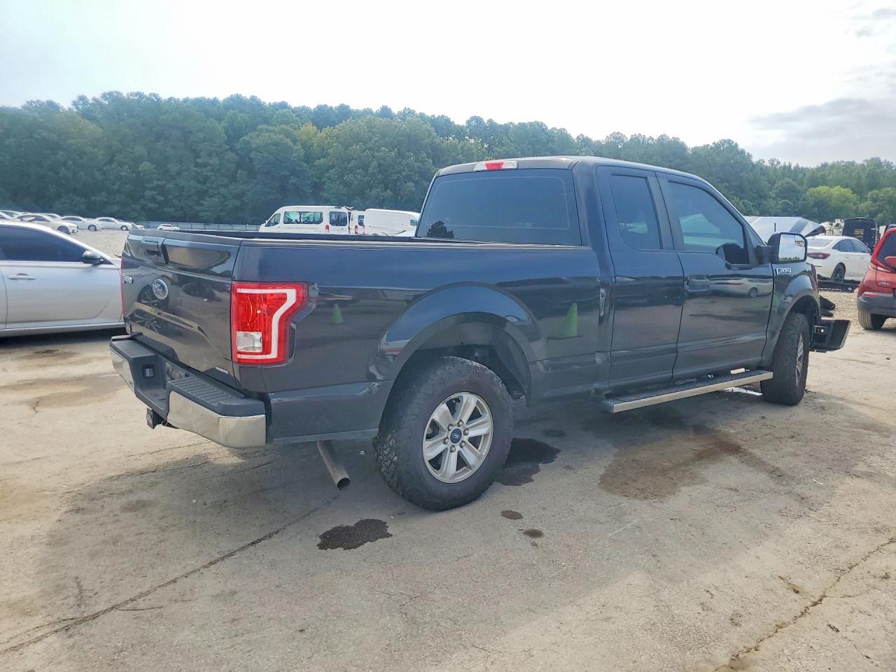 2015 Ford F150 Super Cab Black vin: 1FTEX1C82FKE20834