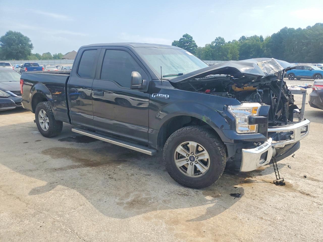 2015 Ford F150 Super Cab Black vin: 1FTEX1C82FKE20834