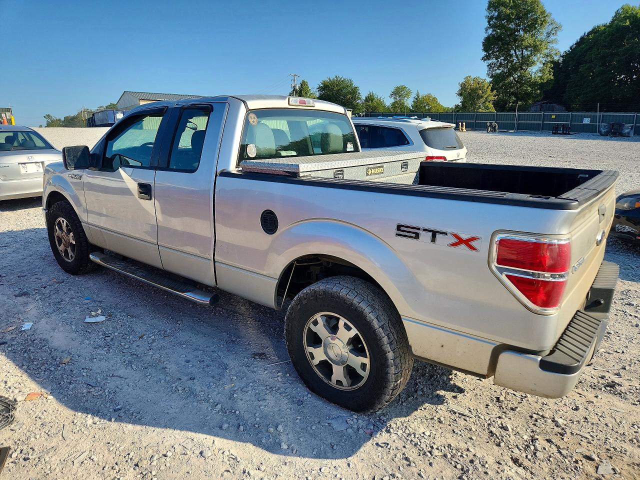 2010 Ford F150 Super Cab Silver vin: 1FTEX1C83AFA85763