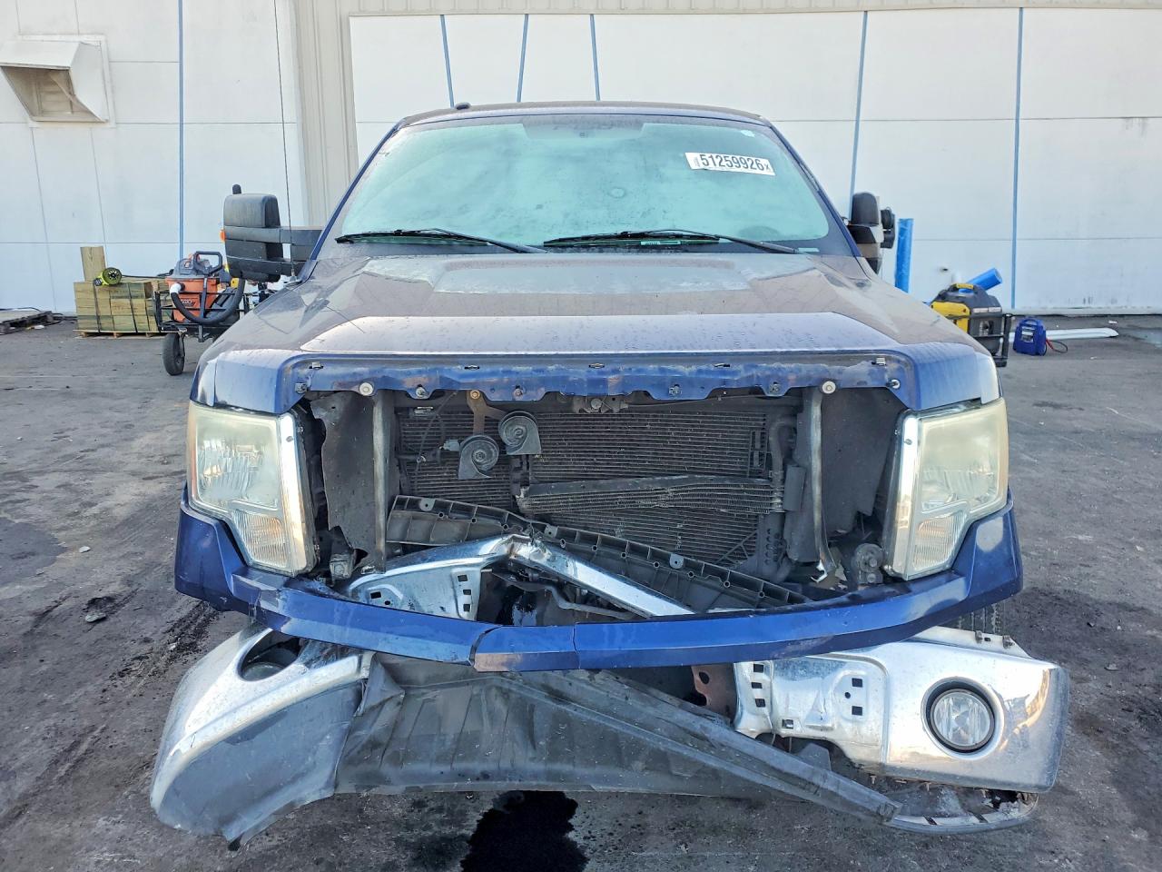 2010 Ford F150 Super Cab Blue vin: 1FTEX1C83AFD51282
