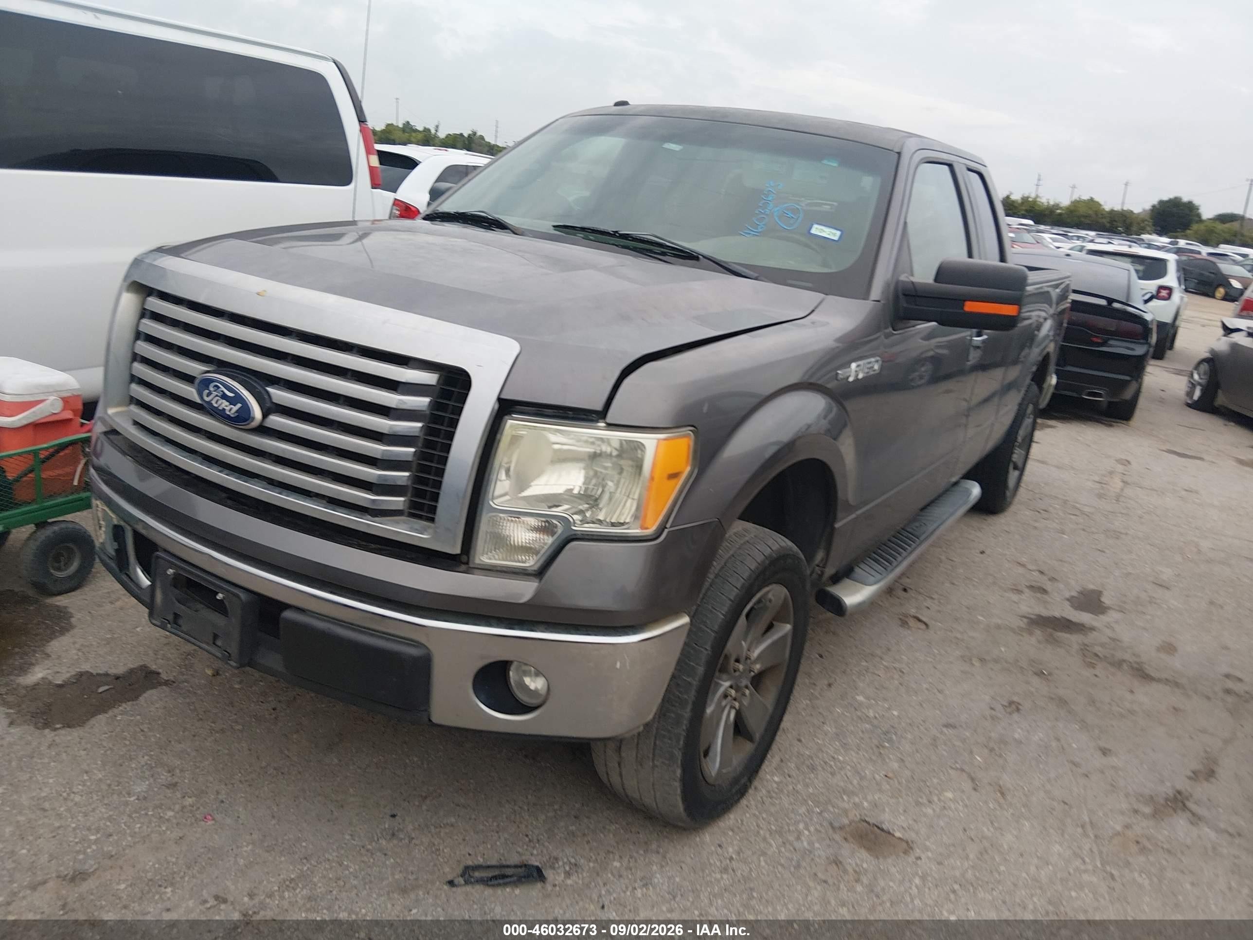 2010 Ford F-150 Xlt Gray vin: 1FTEX1C83AKE74586