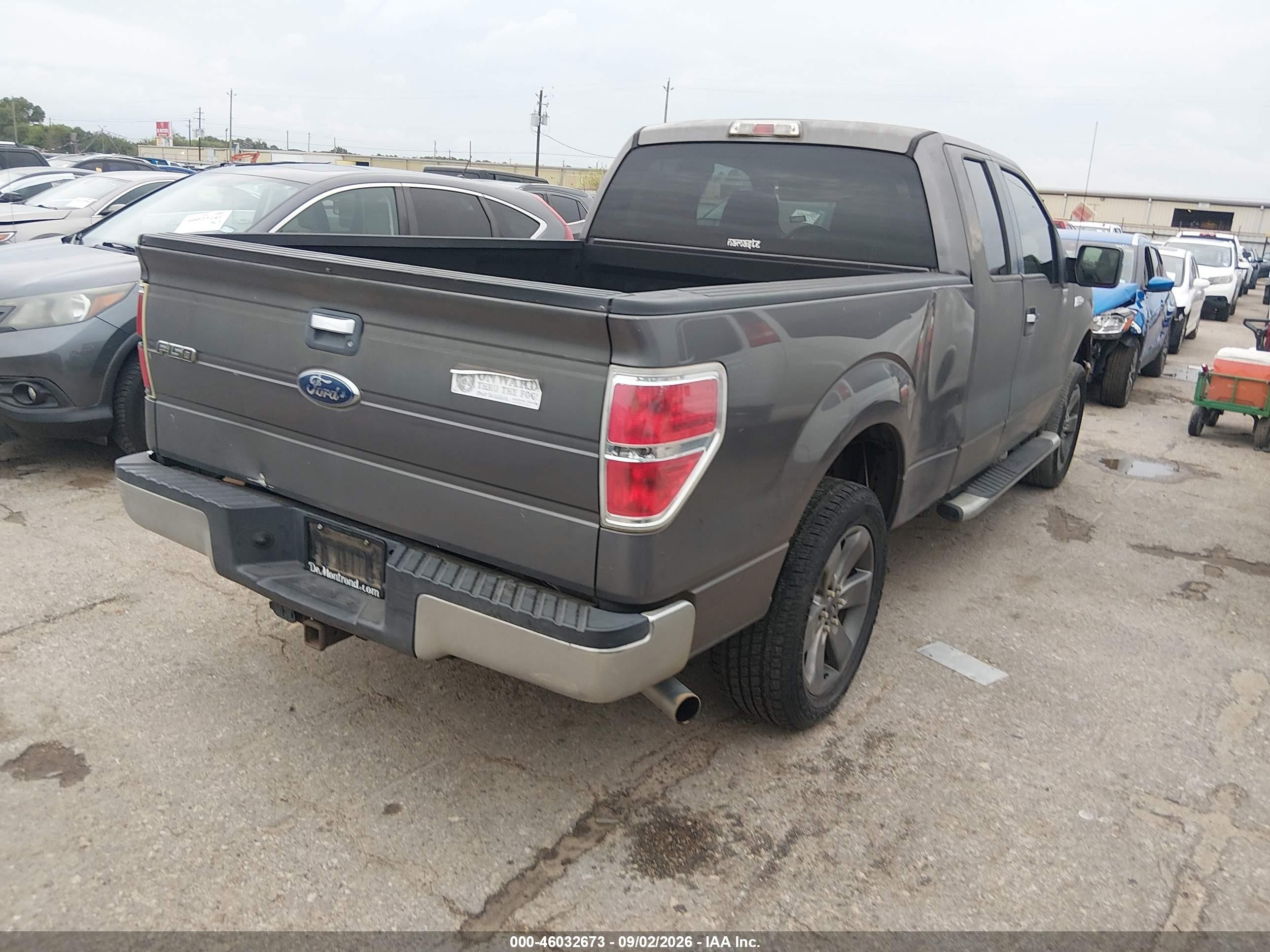 2010 Ford F-150 Xlt Gray vin: 1FTEX1C83AKE74586