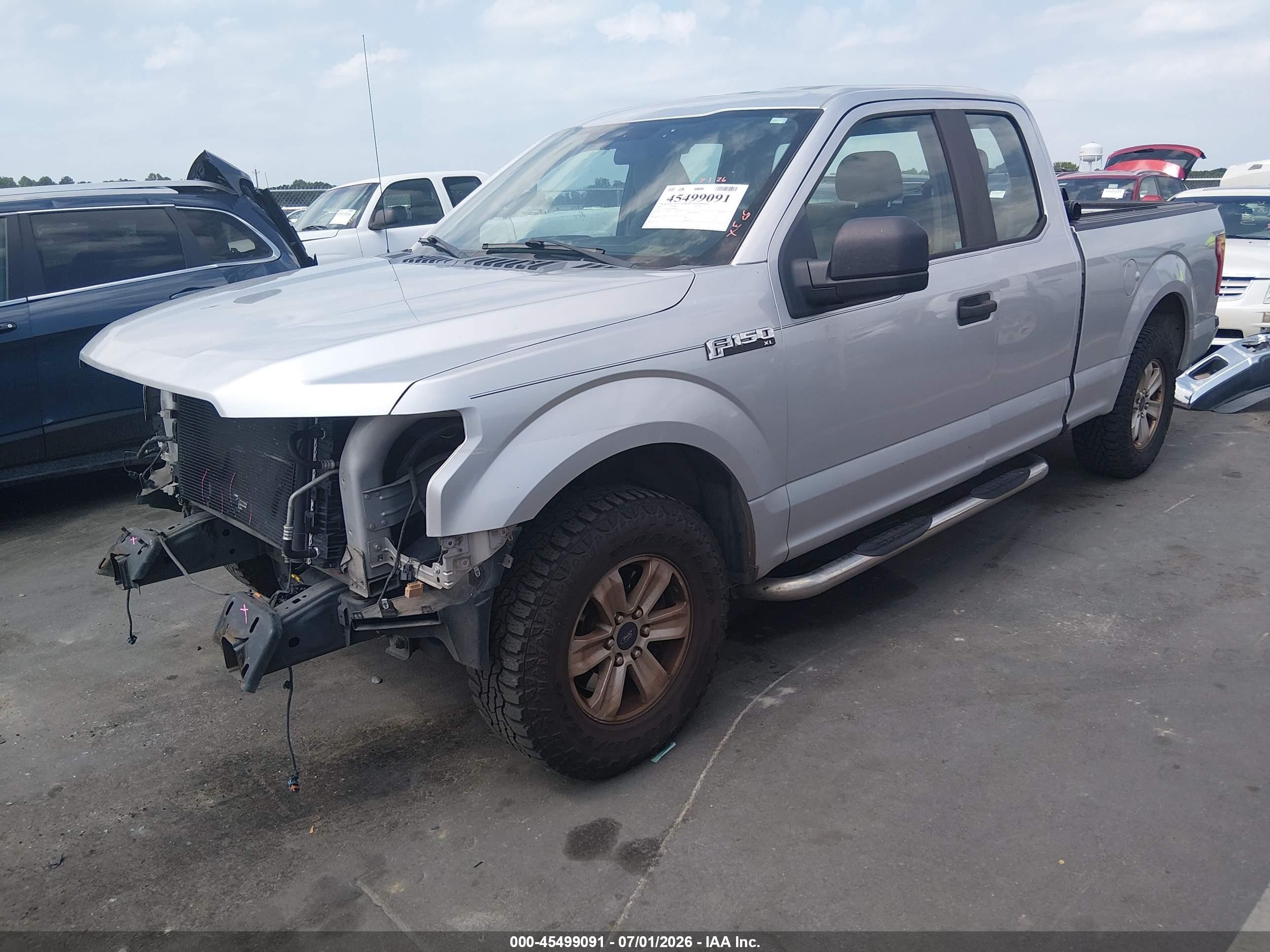 2015 Ford F-150 Xl/xlt Silver vin: 1FTEX1C83FFB58329