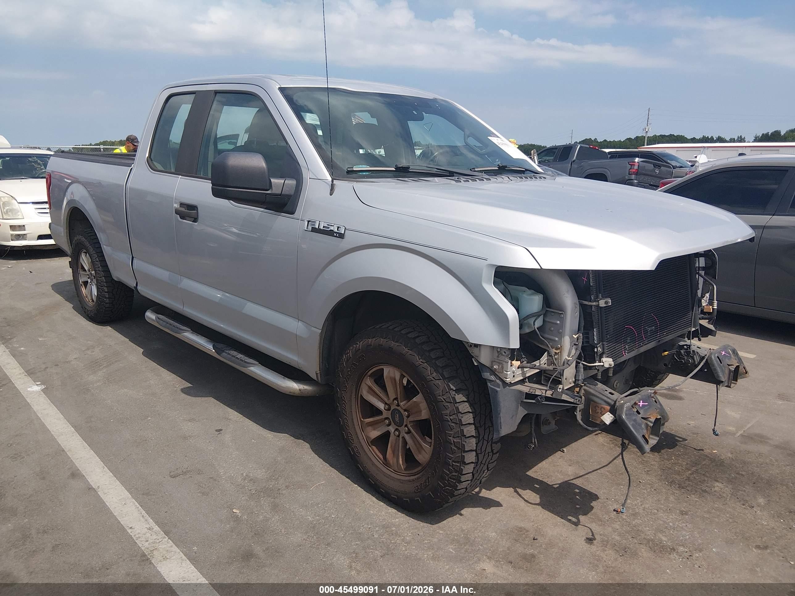 2015 Ford F-150 Xl/xlt Silver vin: 1FTEX1C83FFB58329