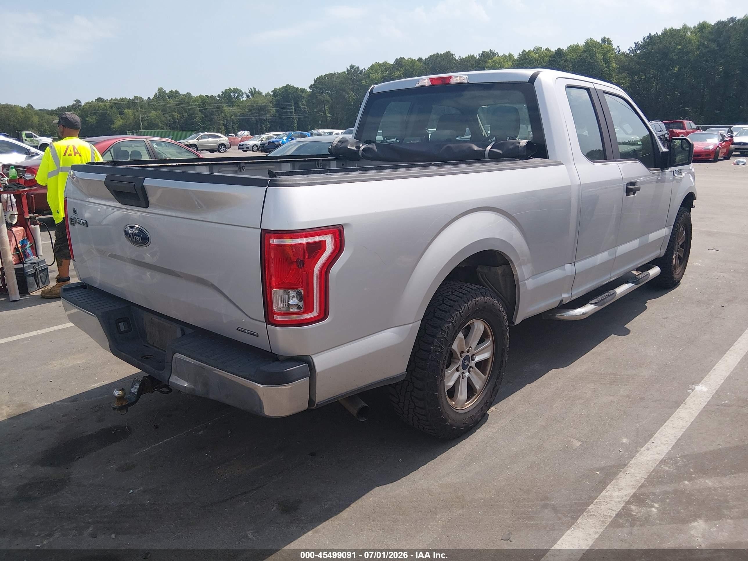 2015 Ford F-150 Xl/xlt Silver vin: 1FTEX1C83FFB58329