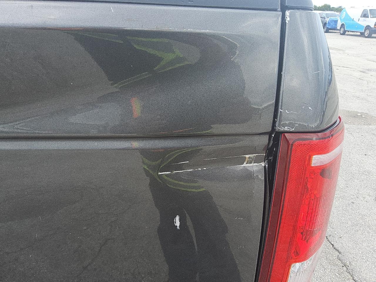 2015 Ford F150 Super Cab Gray vin: 1FTEX1C83FKE68973 Damage: Tailgate, Dent(S) W/ Paint Dmg, > 12 Inches