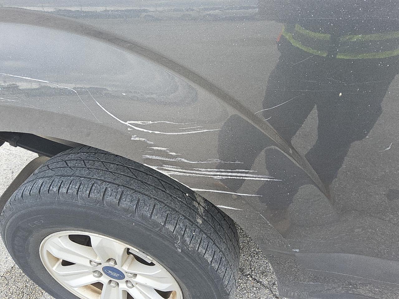 2015 Ford F150 Super Cab Gray vin: 1FTEX1C83FKE68973 Damage: Right Bed Side, Dent(S) W/ Paint Dmg, 1 To 2 Inches