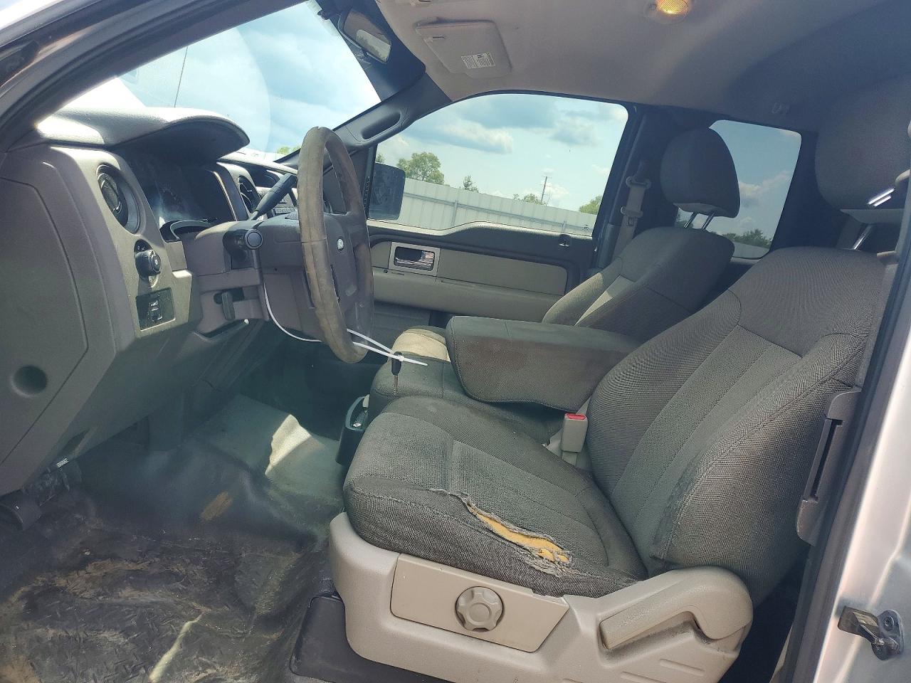 2010 Ford F150 Super Cab Silver vin: 1FTEX1C84AFA70978