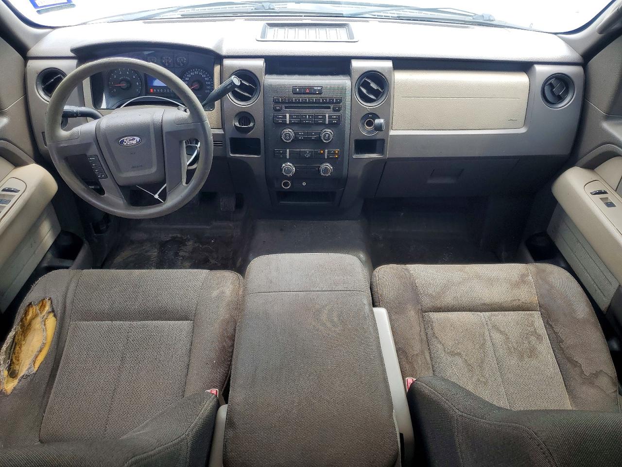 2010 Ford F150 Super Cab Silver vin: 1FTEX1C84AFA70978