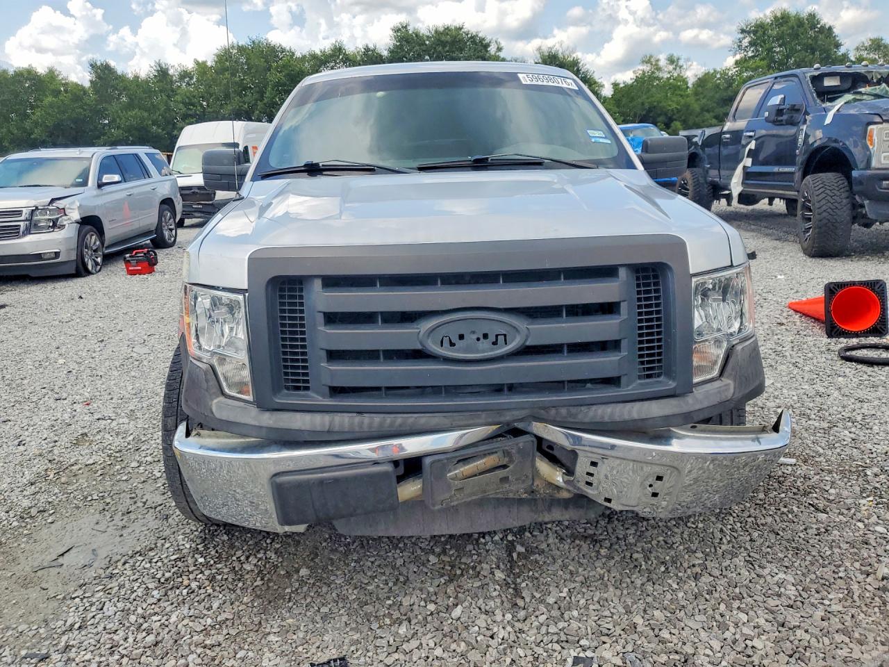 2010 Ford F150 Super Cab Silver vin: 1FTEX1C84AFA70978