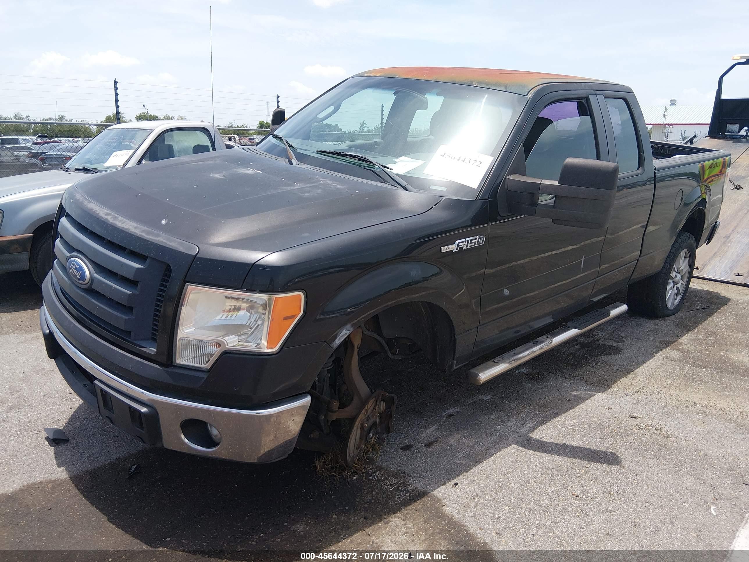 2010 Ford F-150 Fx2 Sport/stx/xl/xlt Black vin: 1FTEX1C84AKA38653